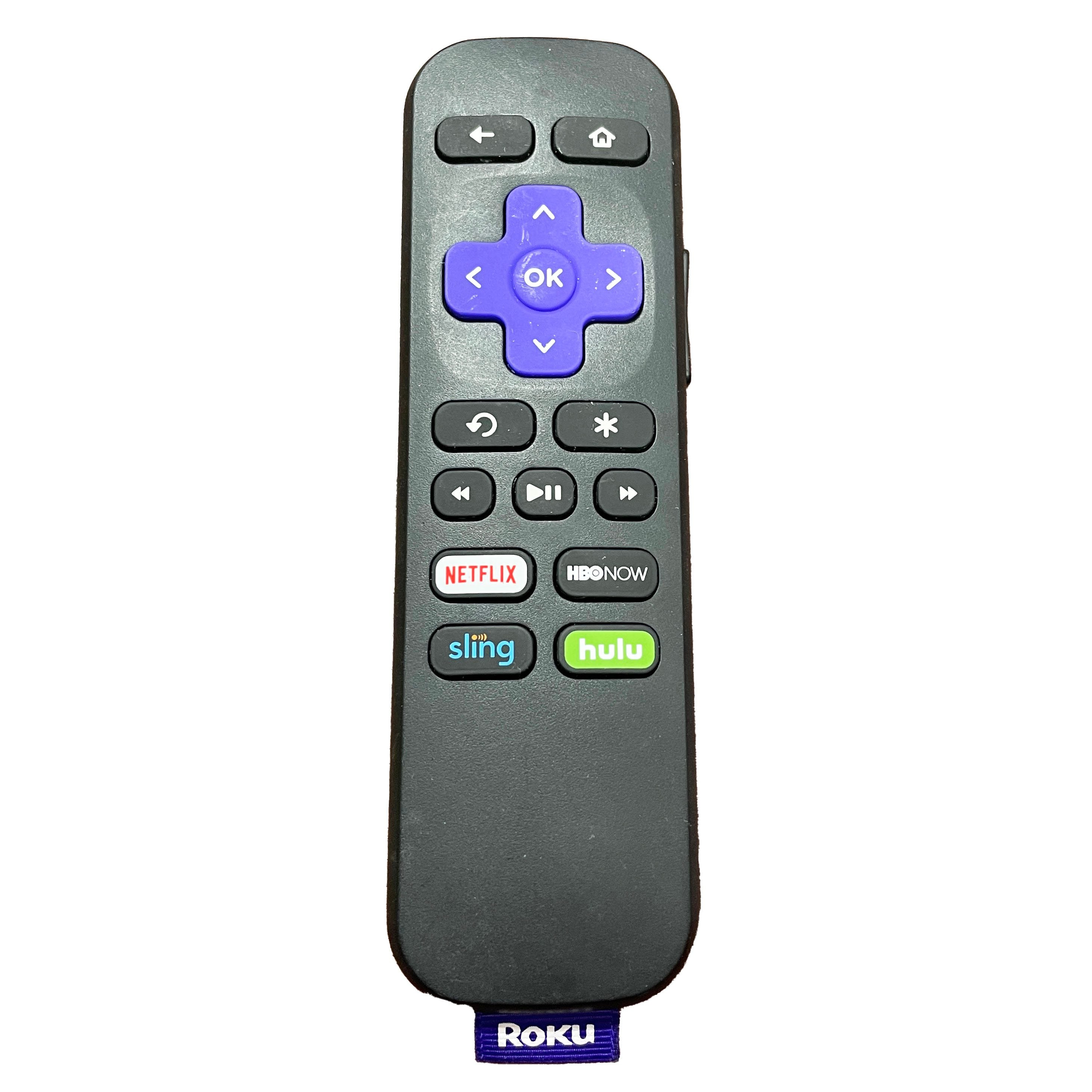 Control remoto para Roku RCGR3 con transmisión por auriculares