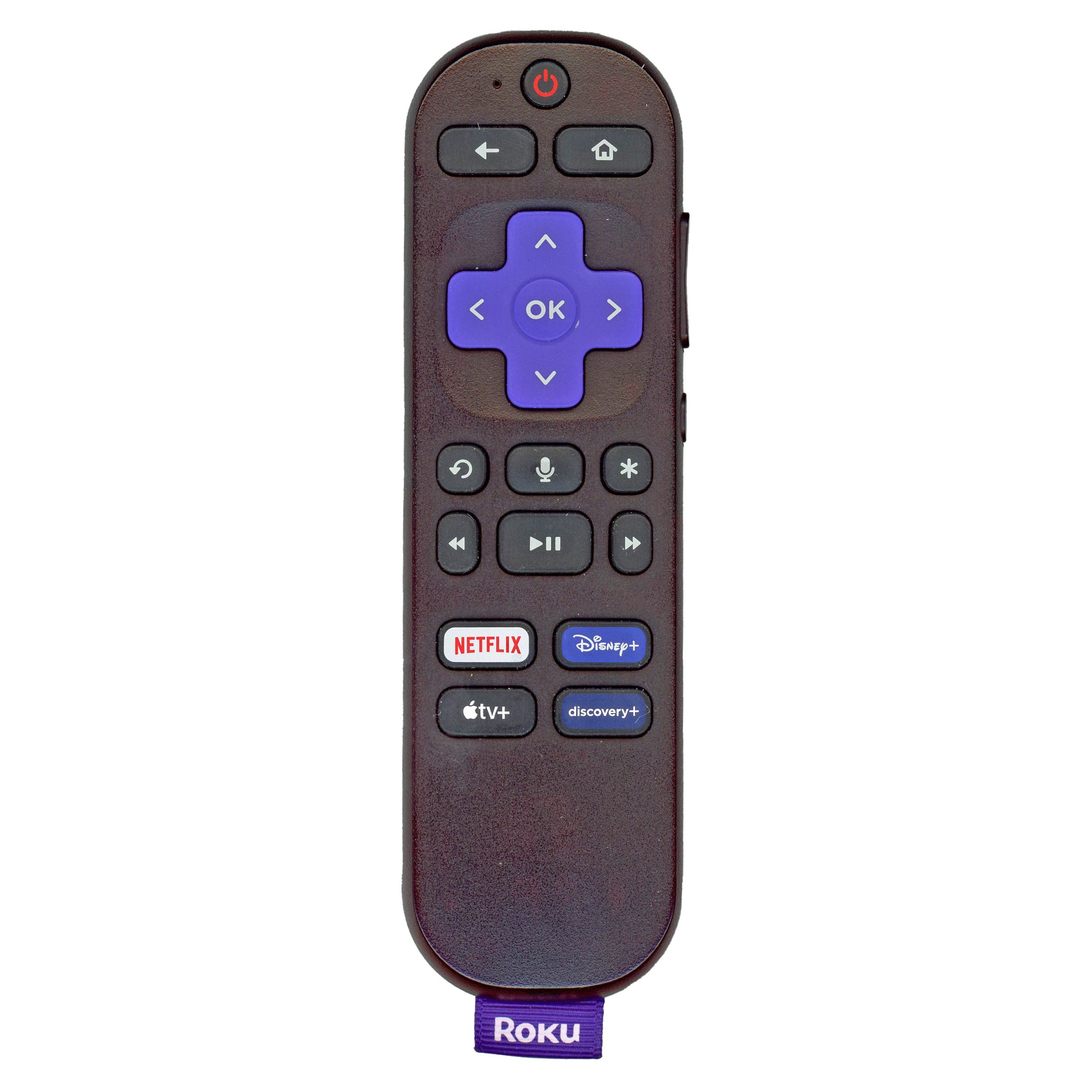 Control remoto de transmisión Roku RCGZ1 para Netflix, Disney+, Apple TV, Discovery+ - 3226001306