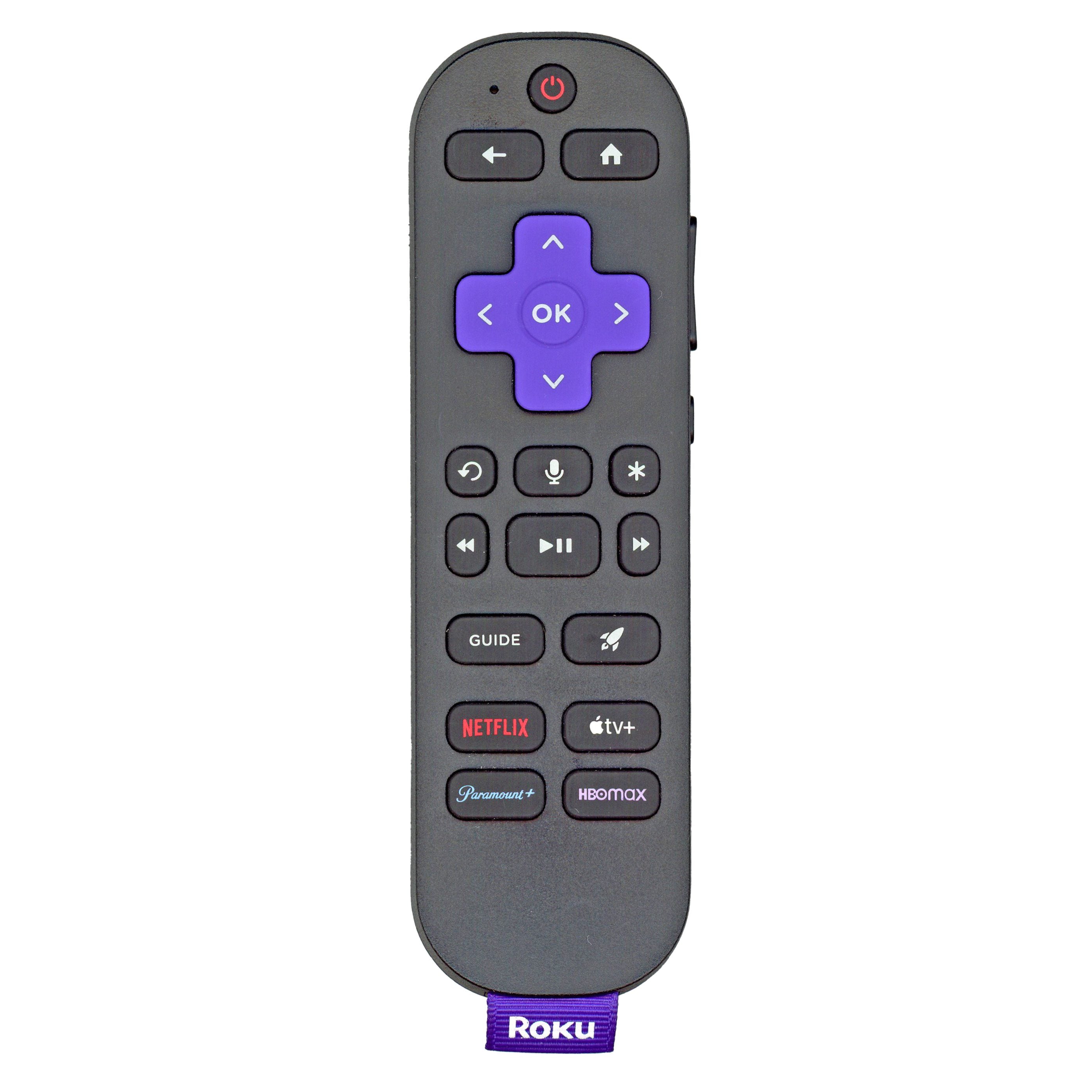 Control remoto de voz Roku RCOS1 Roku Voice Remote Pro (2.ª edición) para streaming - Netflix, Apple TV+, Paramount, HBOMax - 3026000039