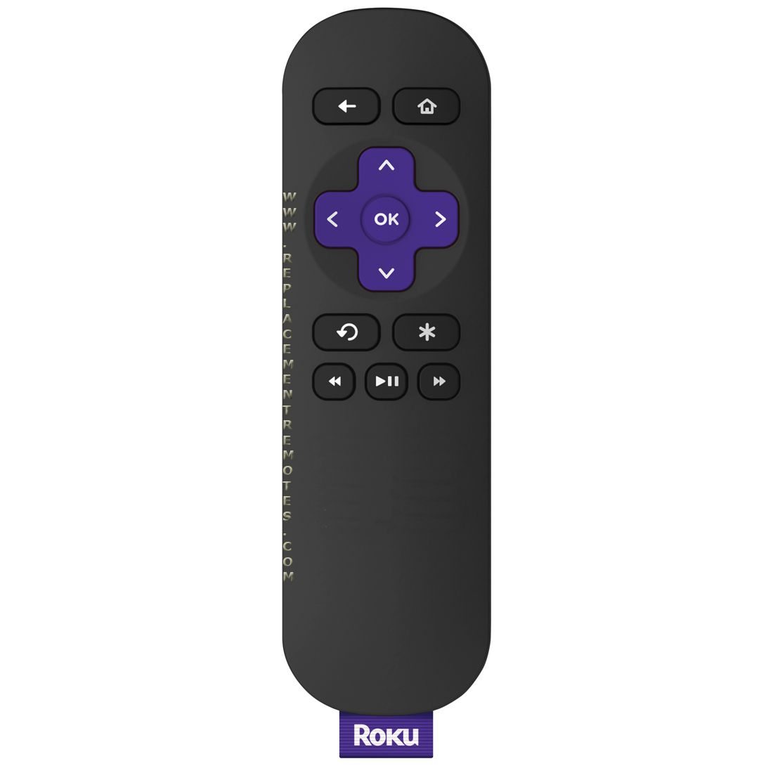 Control remoto de transmisión por infrarrojos estándar Roku Roku