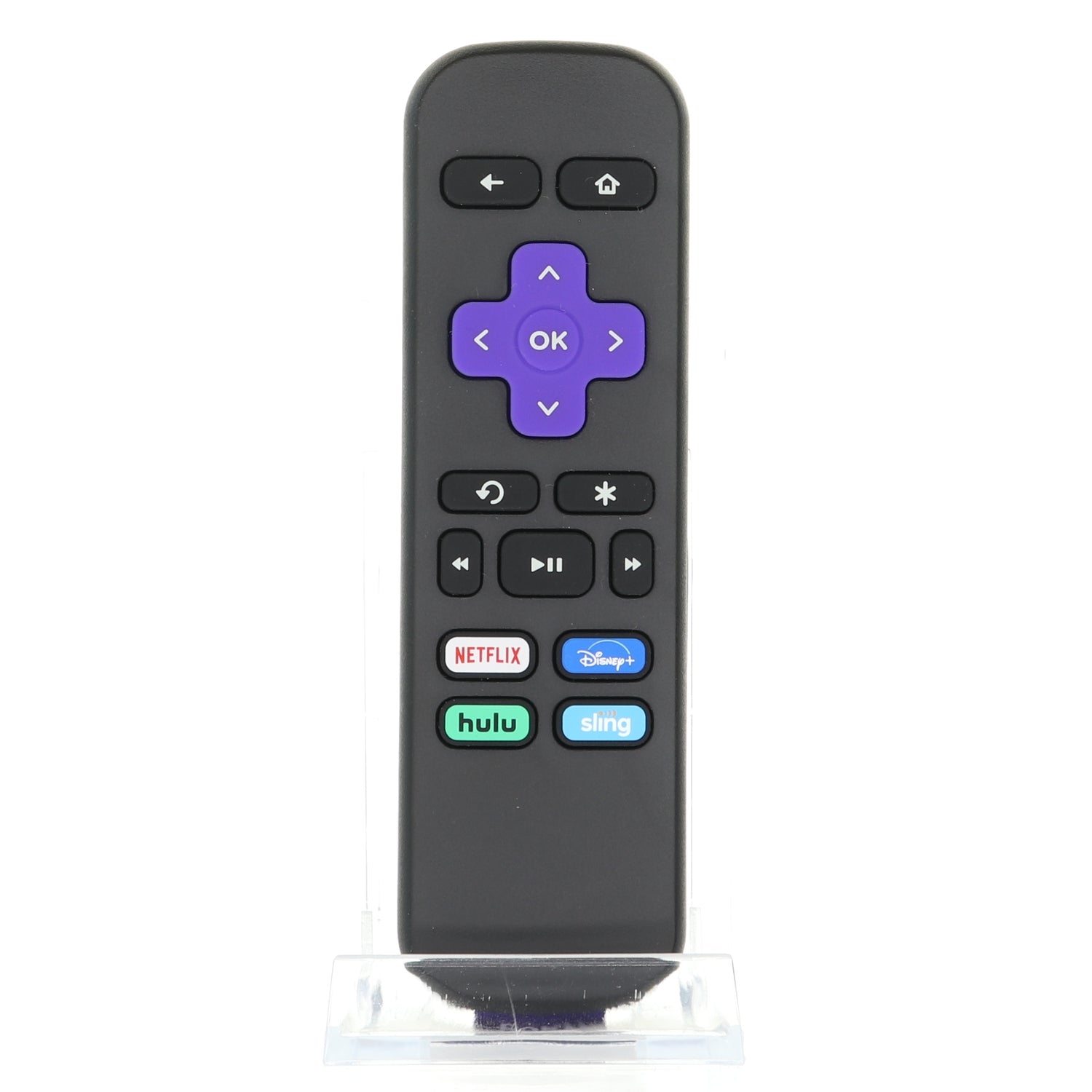 Télécommande pour Roku RCALIR Express avec streaming Netflix, Disney Plus, Hulu et Sling