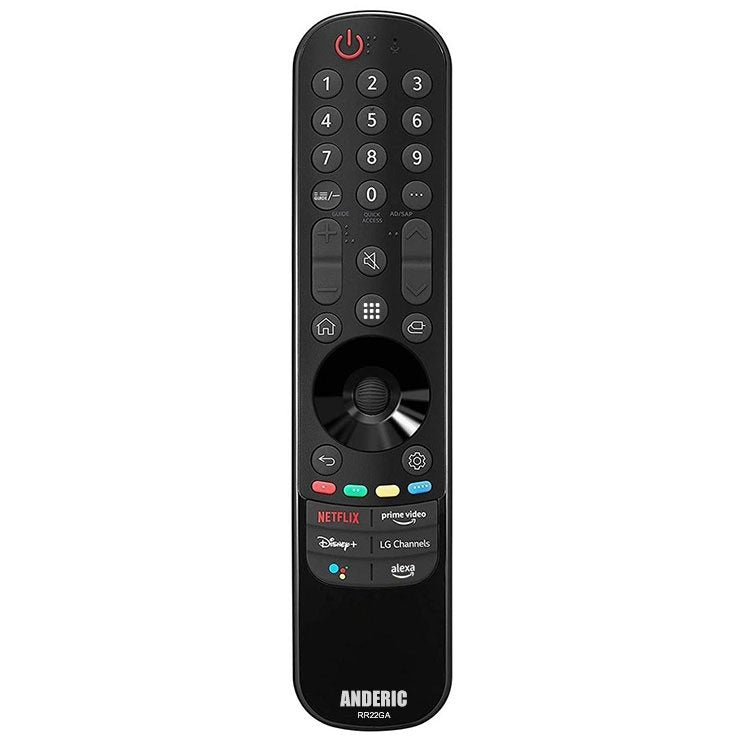 Control remoto Anderic RR22GA Magic IR-Only para televisor LG sin función de voz ni mouse