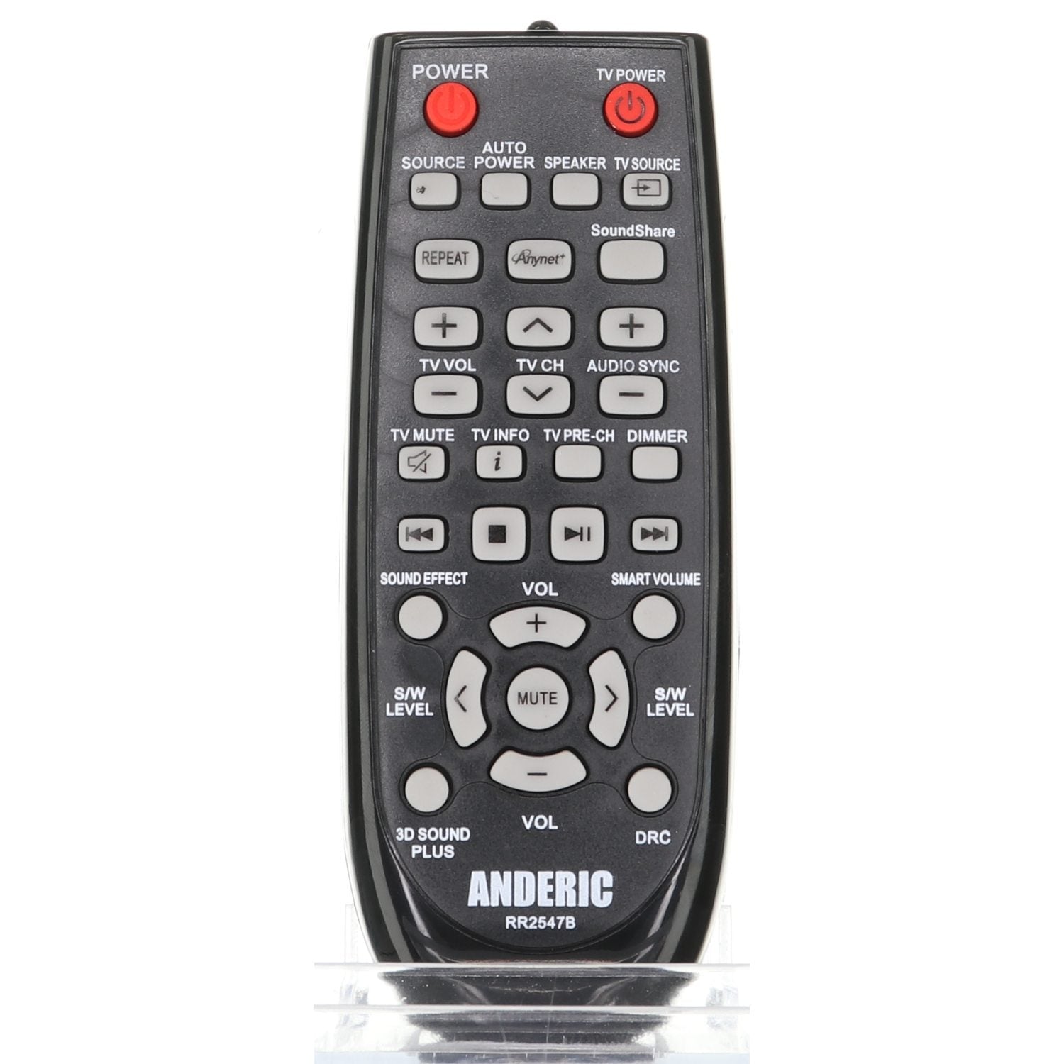 Anderic RR2547B Replacement Sound Bar Remote Control for Samsung AH59-02547B, AH59-02380A, AH59-02330A and Others