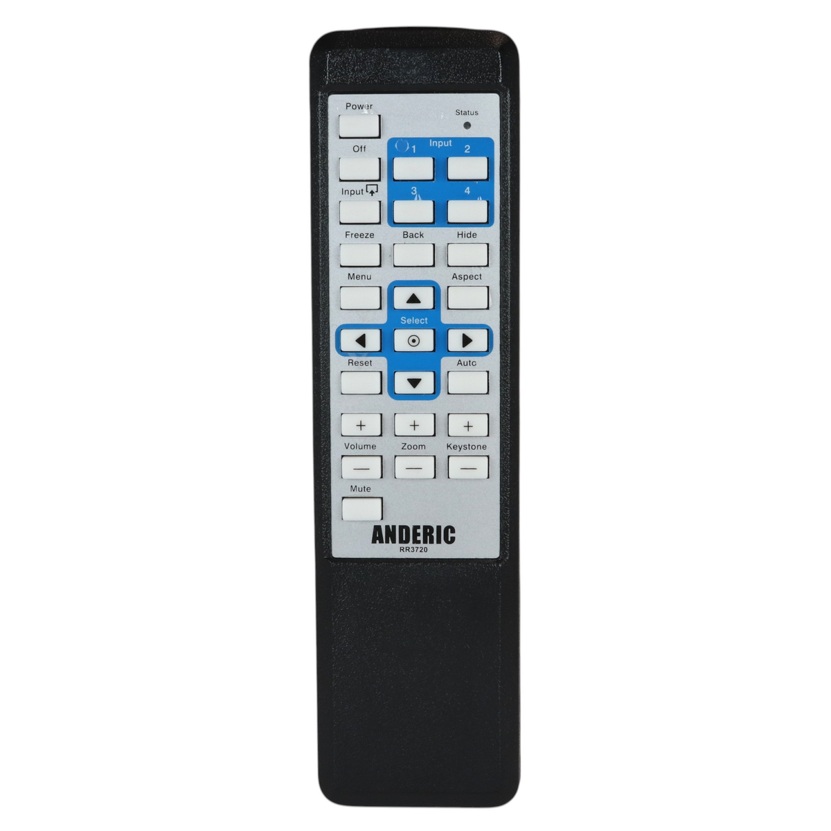 Télécommande universelle Anderic RR3720 pour projecteur avec fonction d'apprentissage pour Canon, Epson, Hitachi, Optoma et plus encore - RR3720