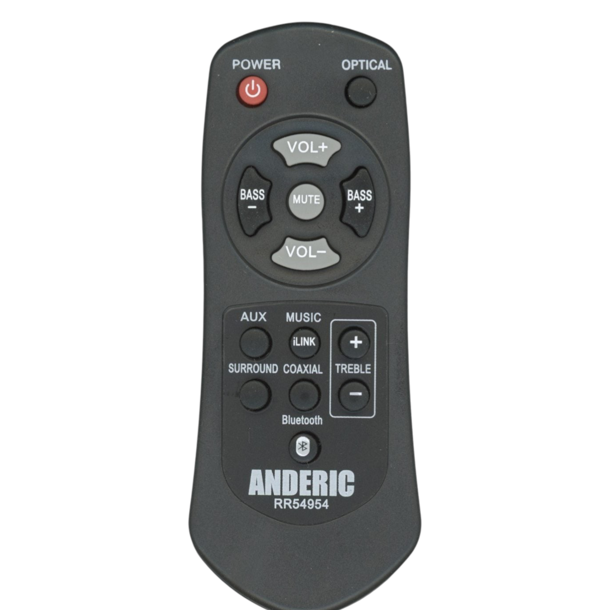 Anderic RR54954 Replacement Sound Bar Remote Control for Philips 996510059695, 996580004176, 996510063326, 996510054954, 996510050576, and Others