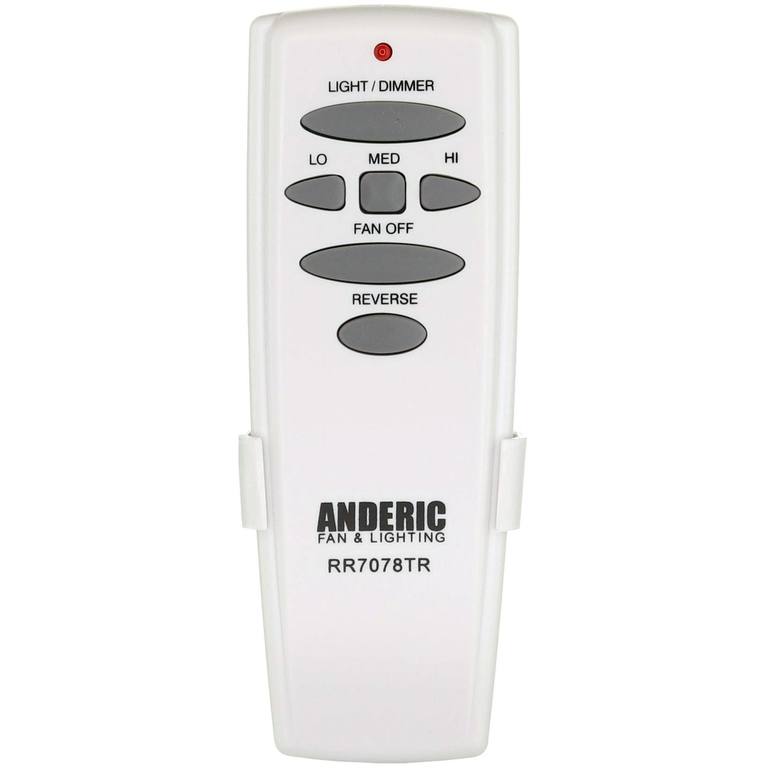 Anderic RR7078TR Replacement Ceiling Fan Remote Control for Hampton Bay and Others with Reverse Key UC7078T, CHQ7078T