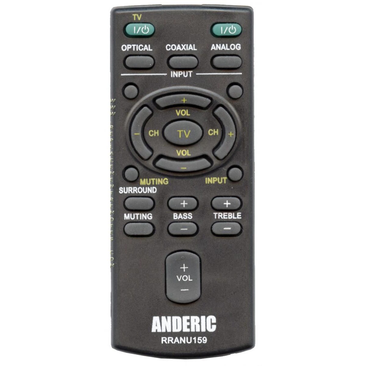 Control remoto de audio Anderic RRANU159 para Sony RM-ANU159