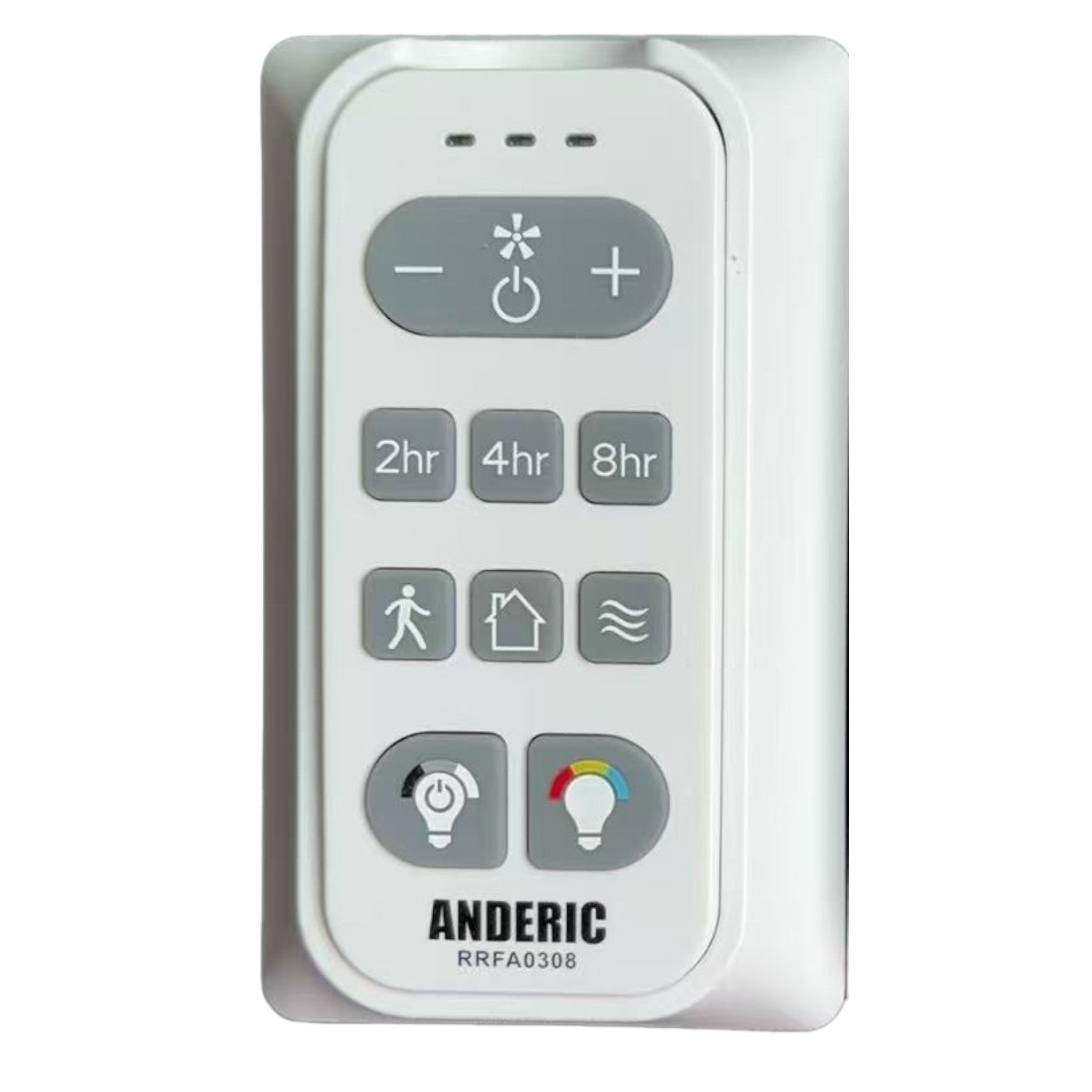 Anderic RRFA0308 Ceiling fan Remote Control for Harbor Breeze Boltz III, Mac III, Reverdy, and Crestwell Fans - A25-FA0188A