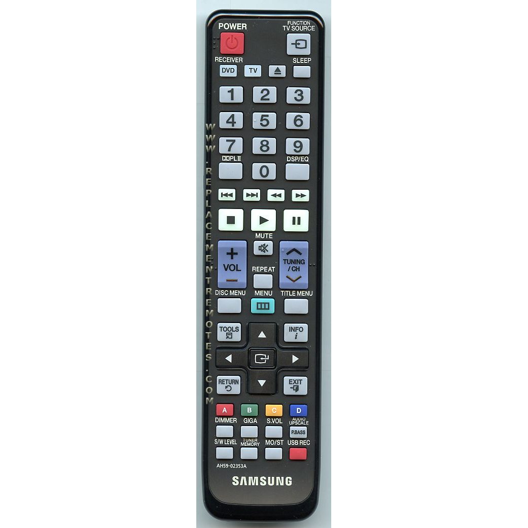 Samsung AH59-02353A Home Theater Remote Control - AH5902353A