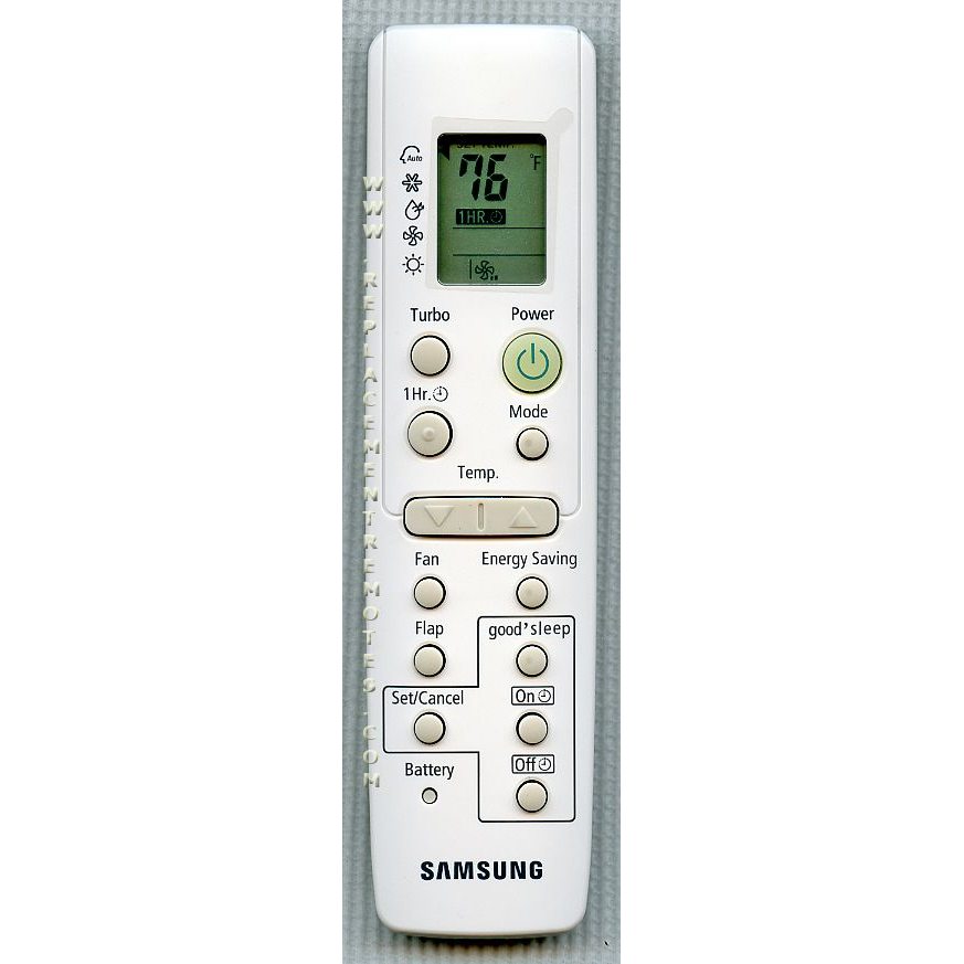 Control remoto del aire acondicionado Samsung ARH1410