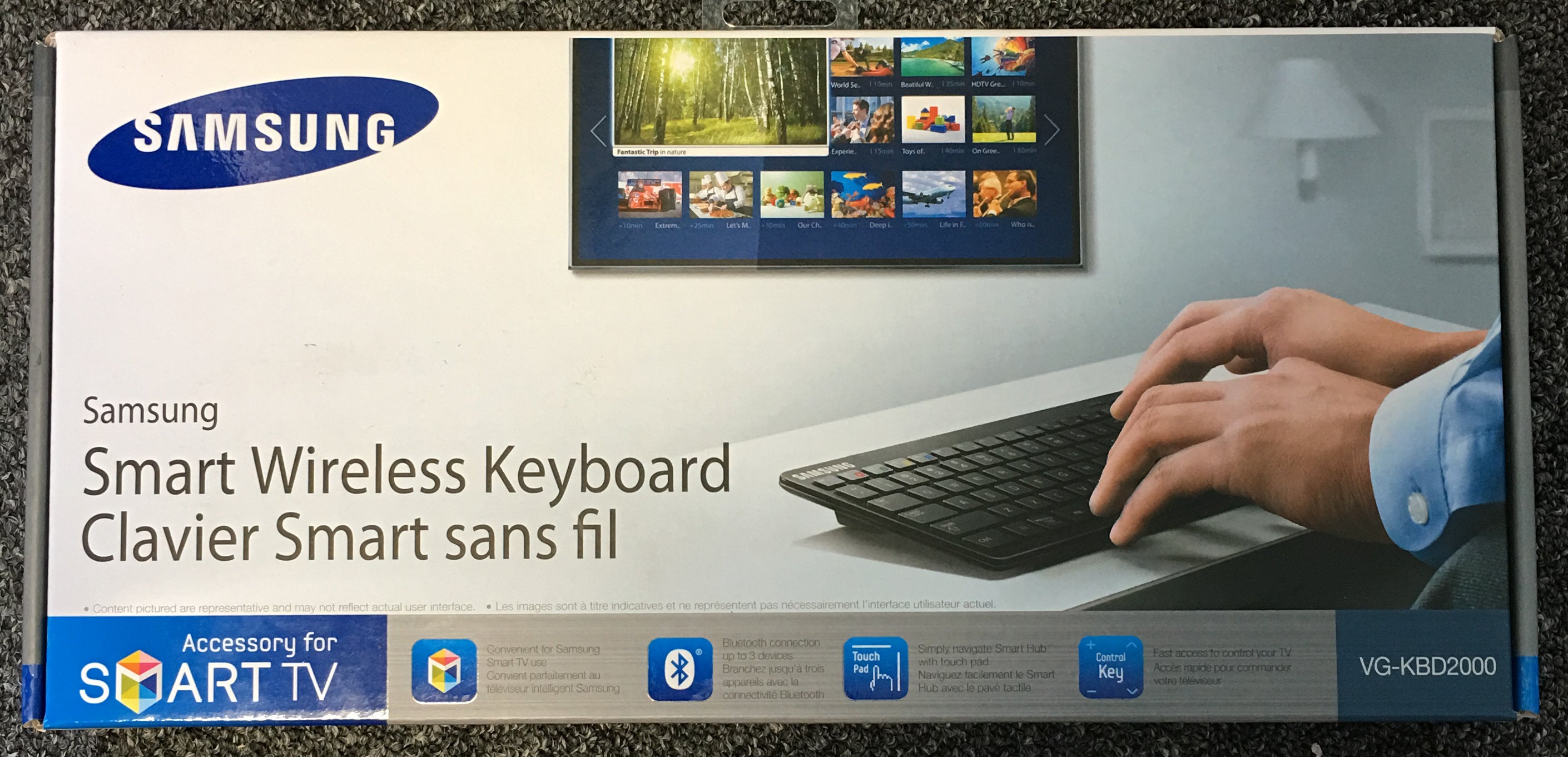 Télécommande Smart Keyboard TV Samsung VGKBD2000