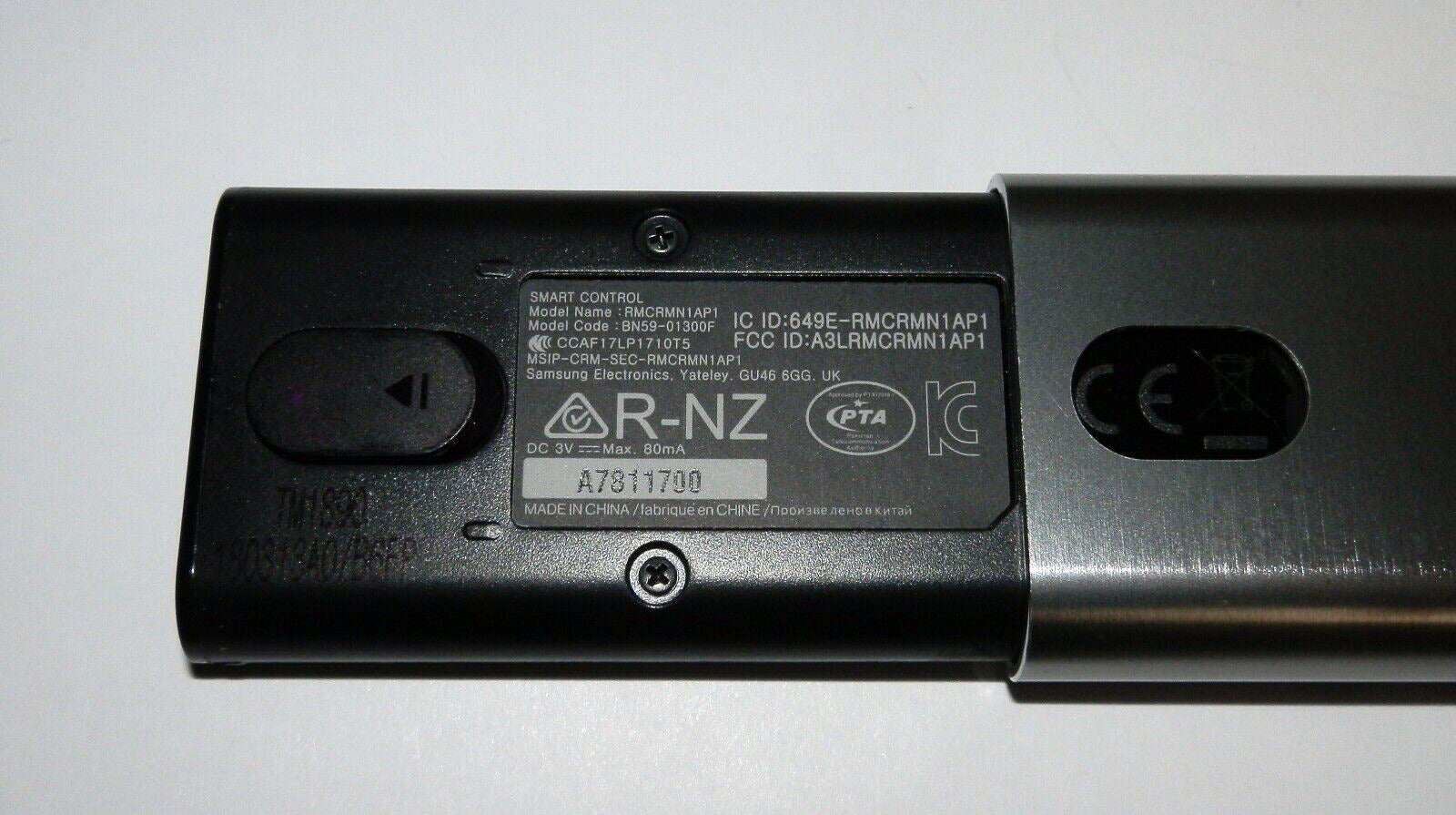 Samsung BN59-01300F 2018 Smart Touch TV Remote Control | Brushed Metal | Voice | RF and IR - BN5901300F