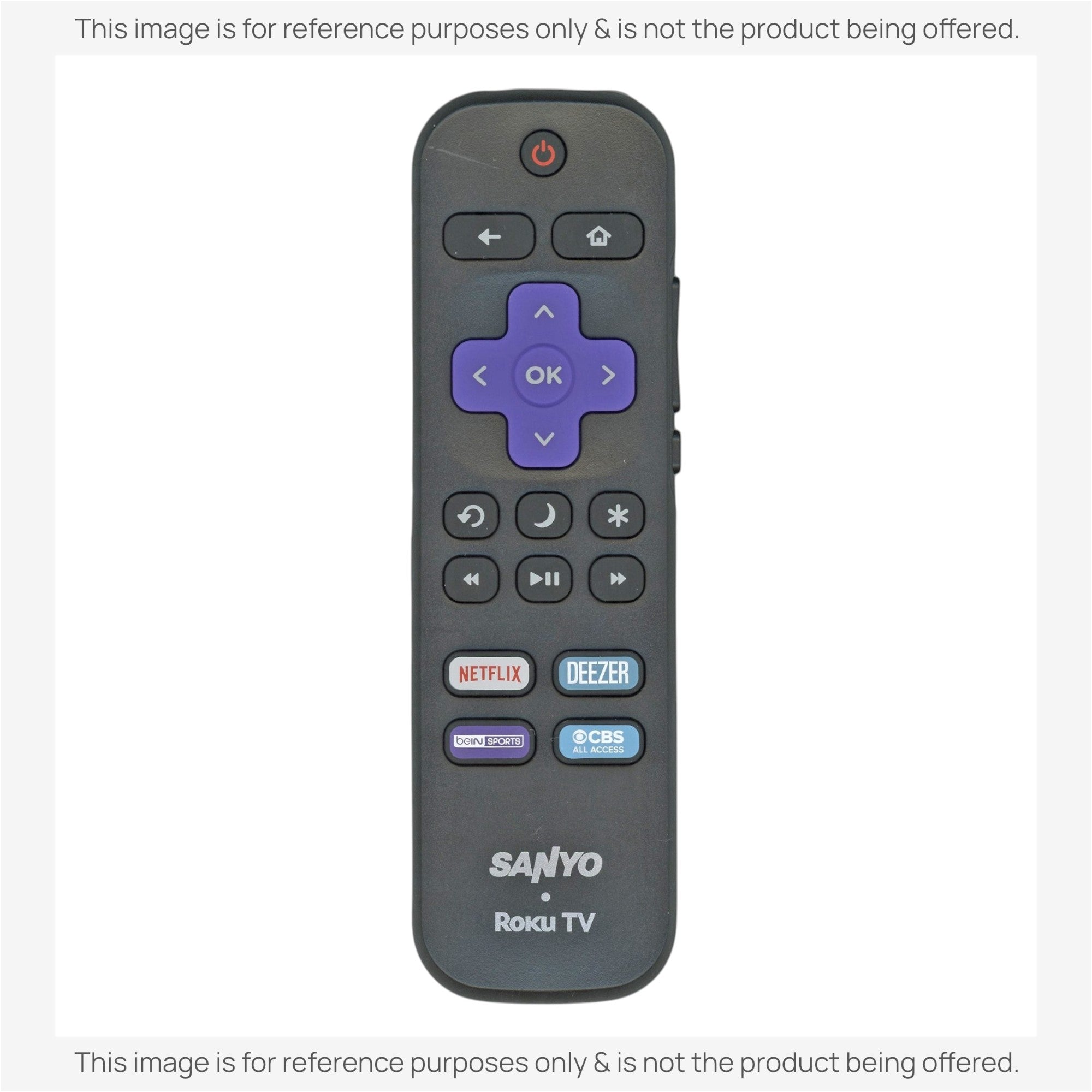 Télécommande pour téléviseur Sanyo 06518W21SA01XS ROKU