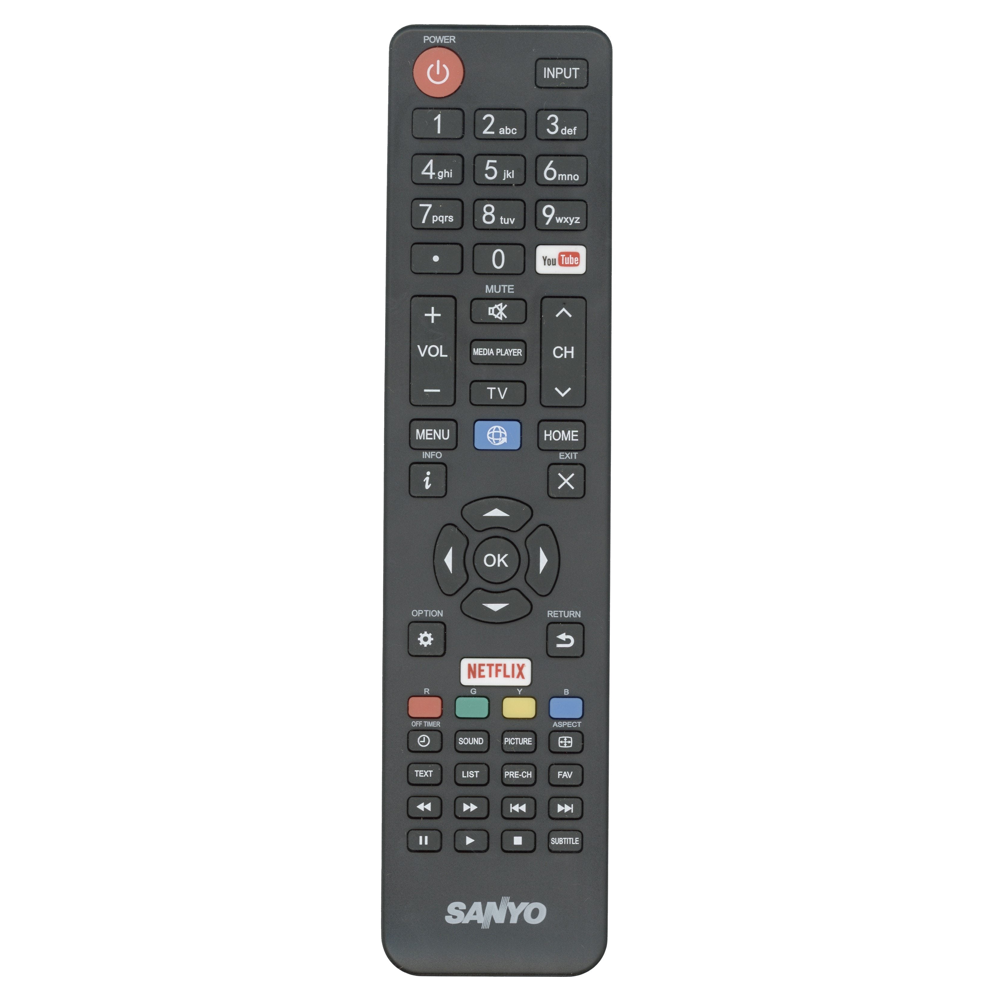 Télécommande TV Sanyo 06532W54SA01X