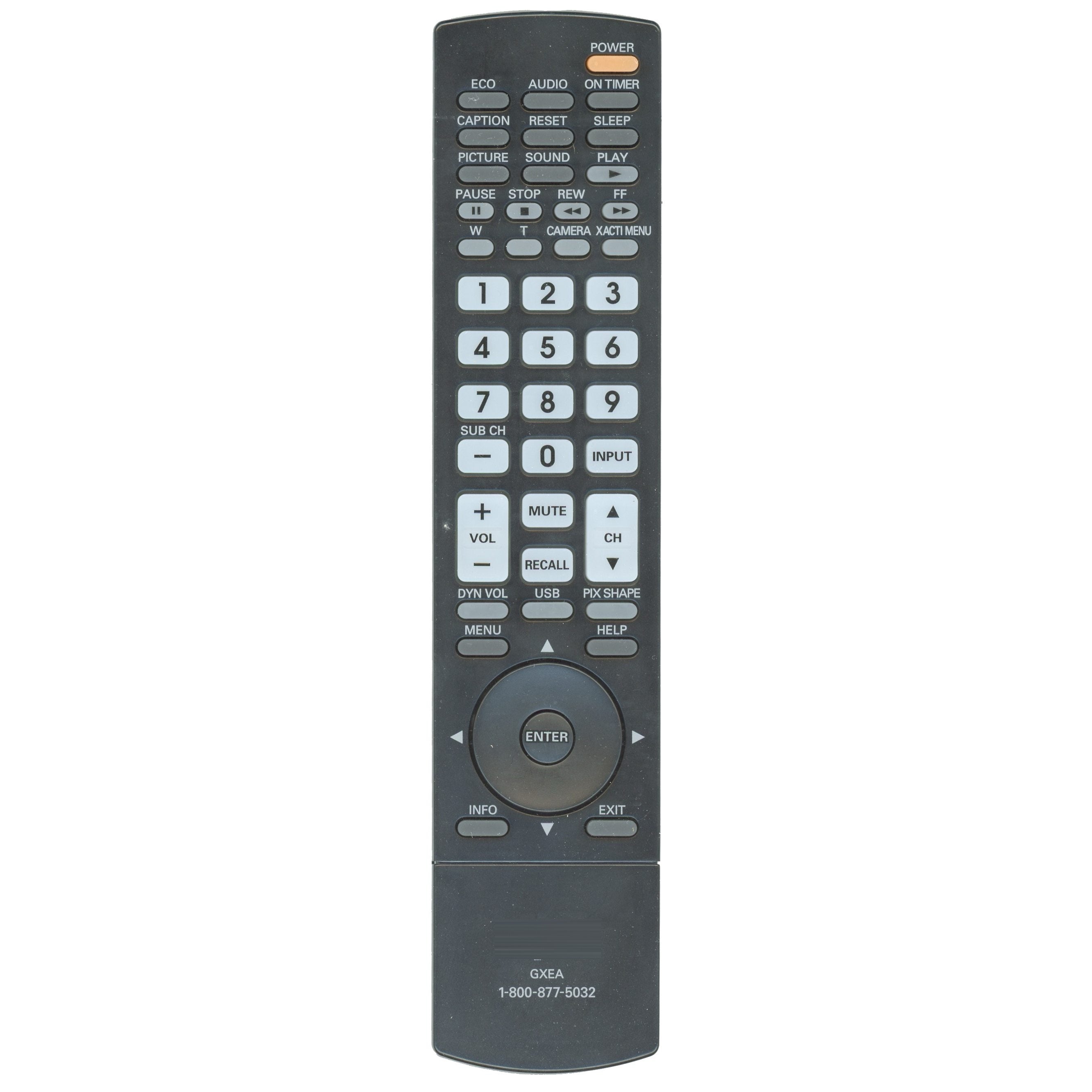 Control remoto para televisor Sanyo GXEA OEM - GXEA