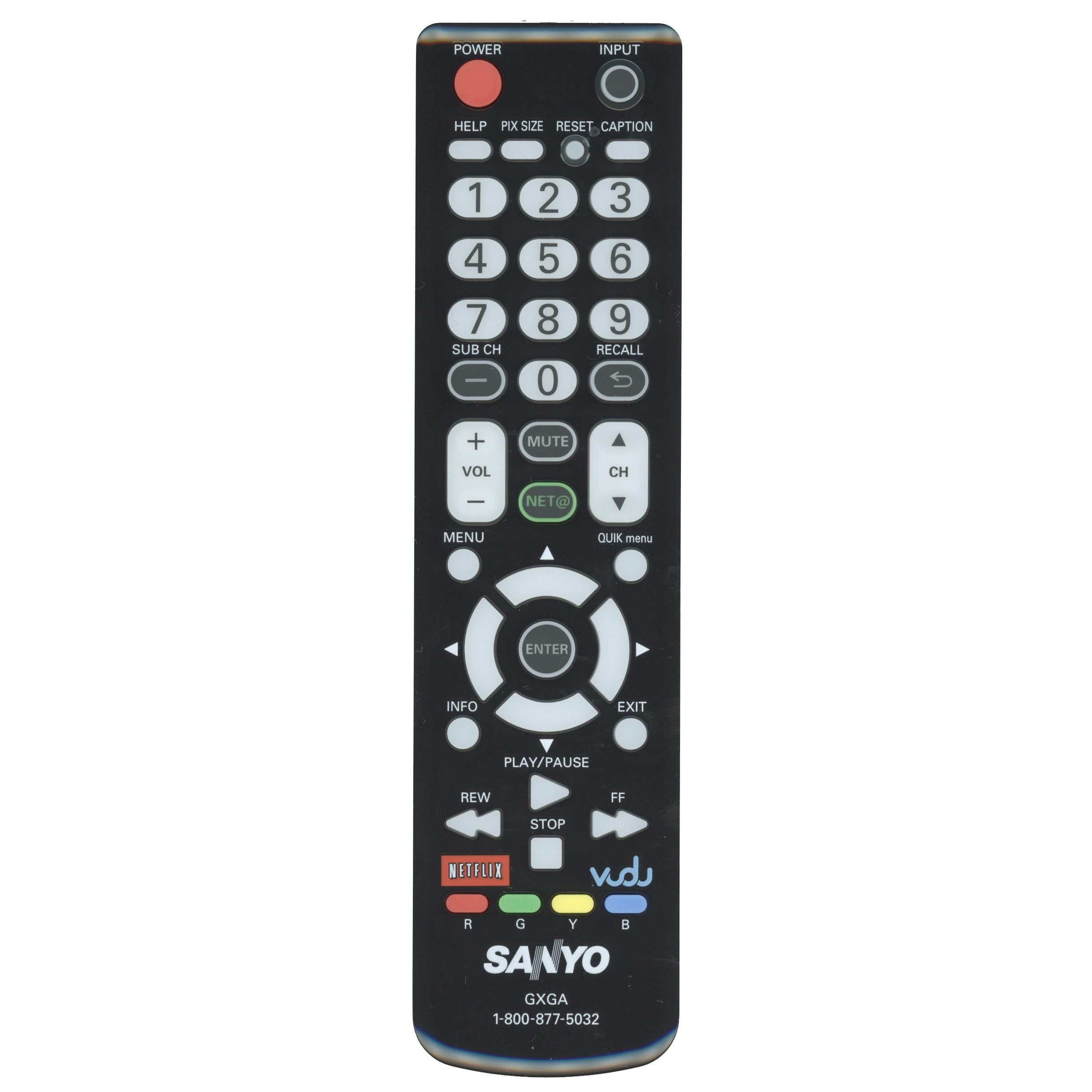 Control remoto para televisor Sanyo GXGA