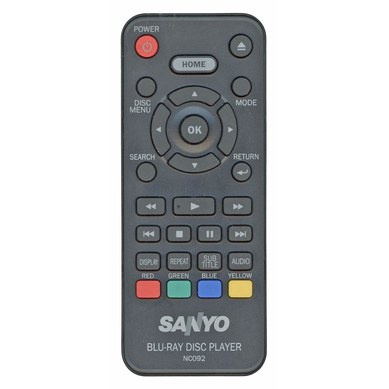 Control remoto de Blu-ray Sanyo NC092