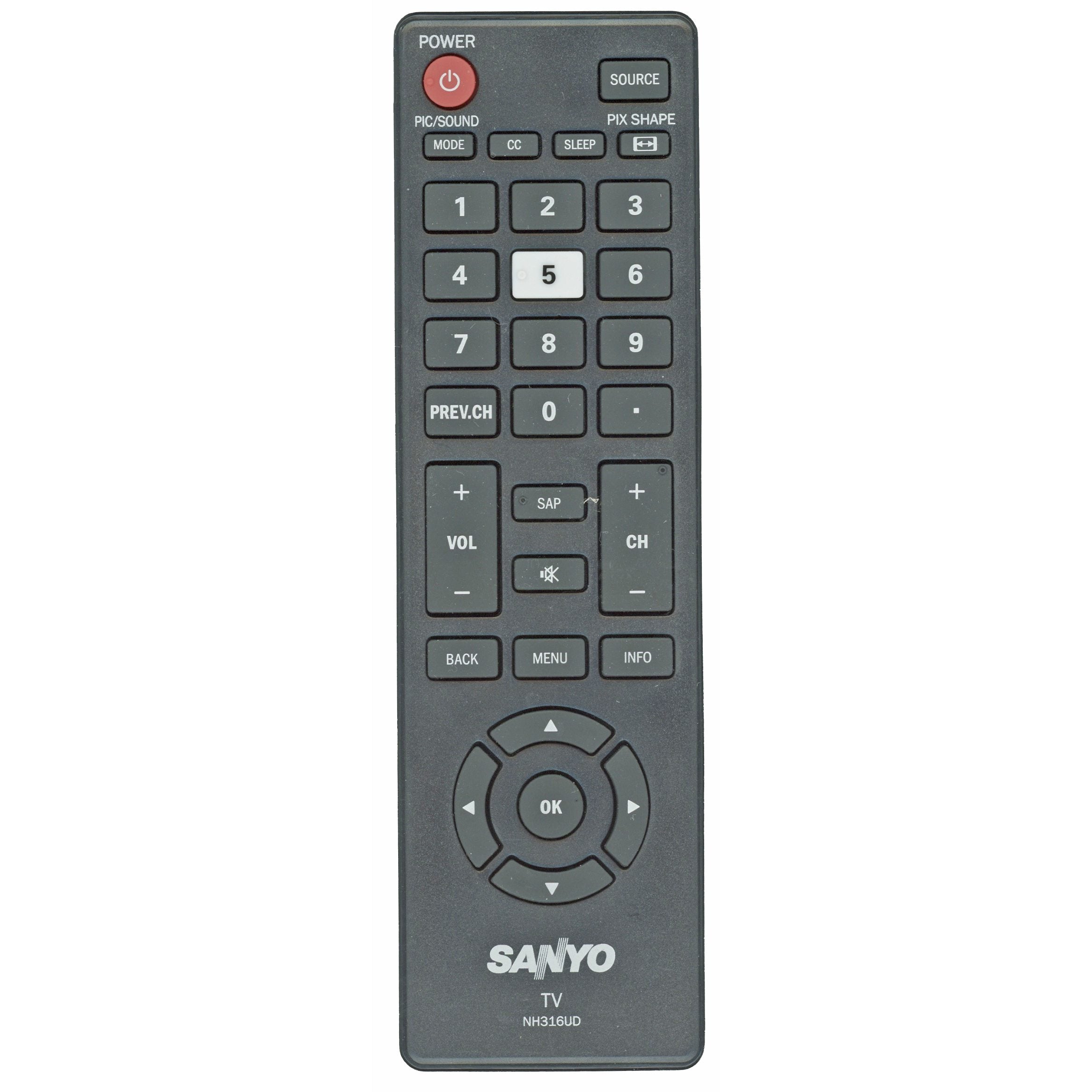 Télécommande TV Sanyo NH316UD