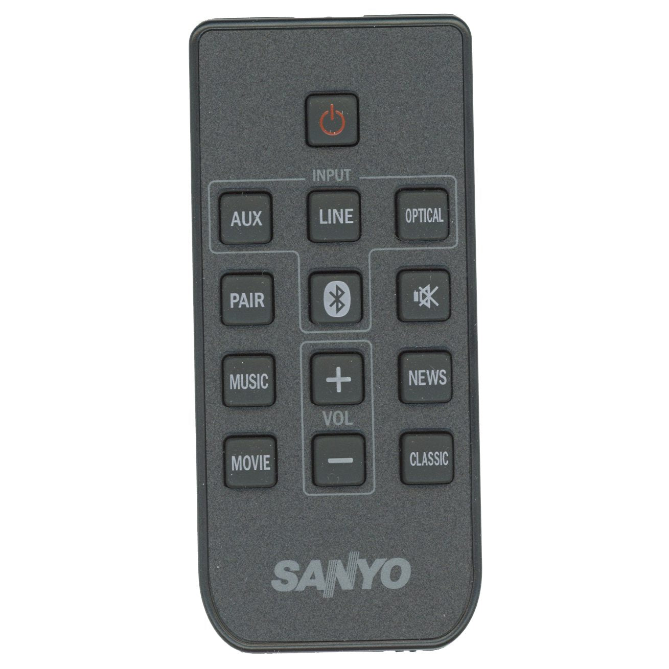 Télécommande pour barre de son Sanyo WIR113001FA03