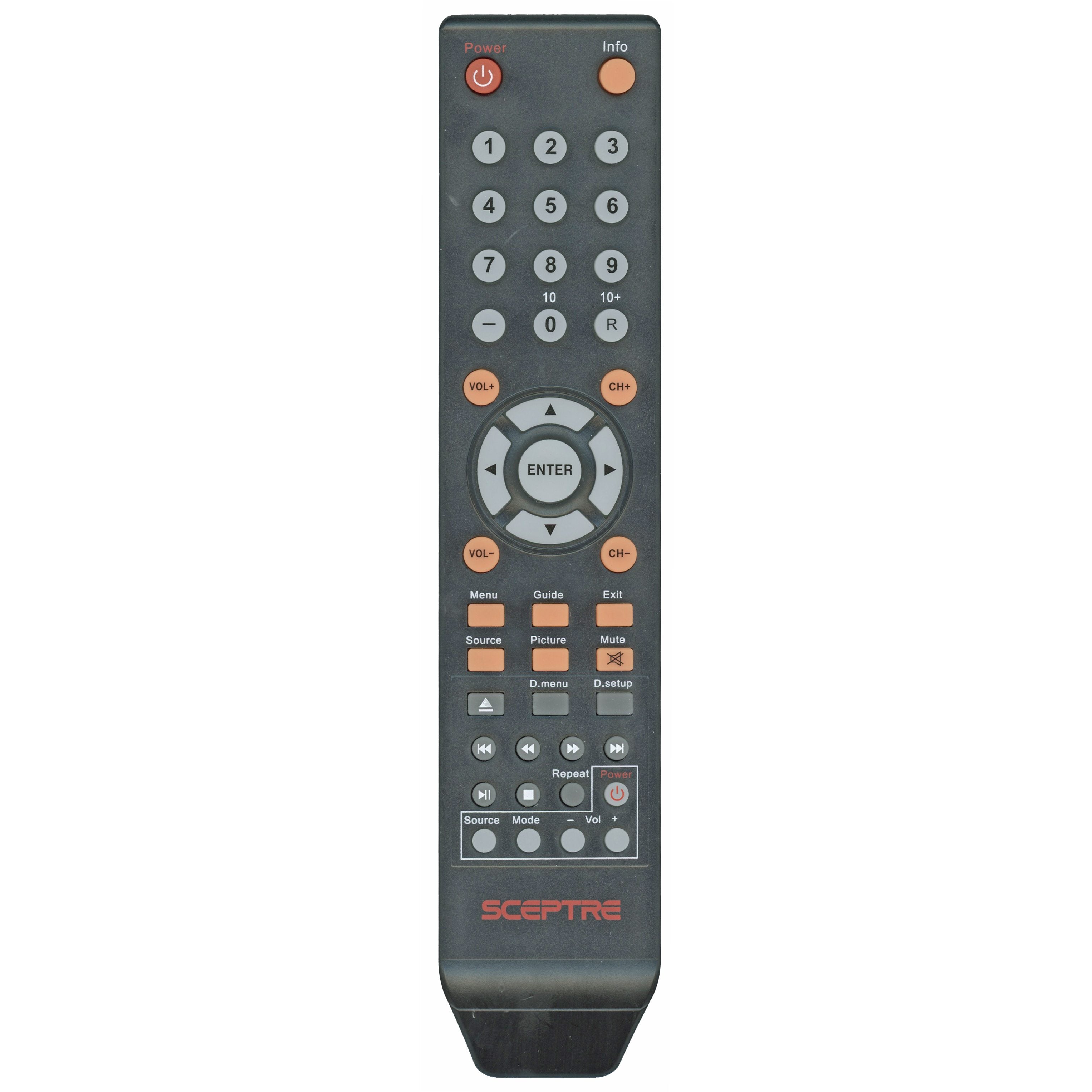 Télécommande TV/DVD Sceptre E246BVrem