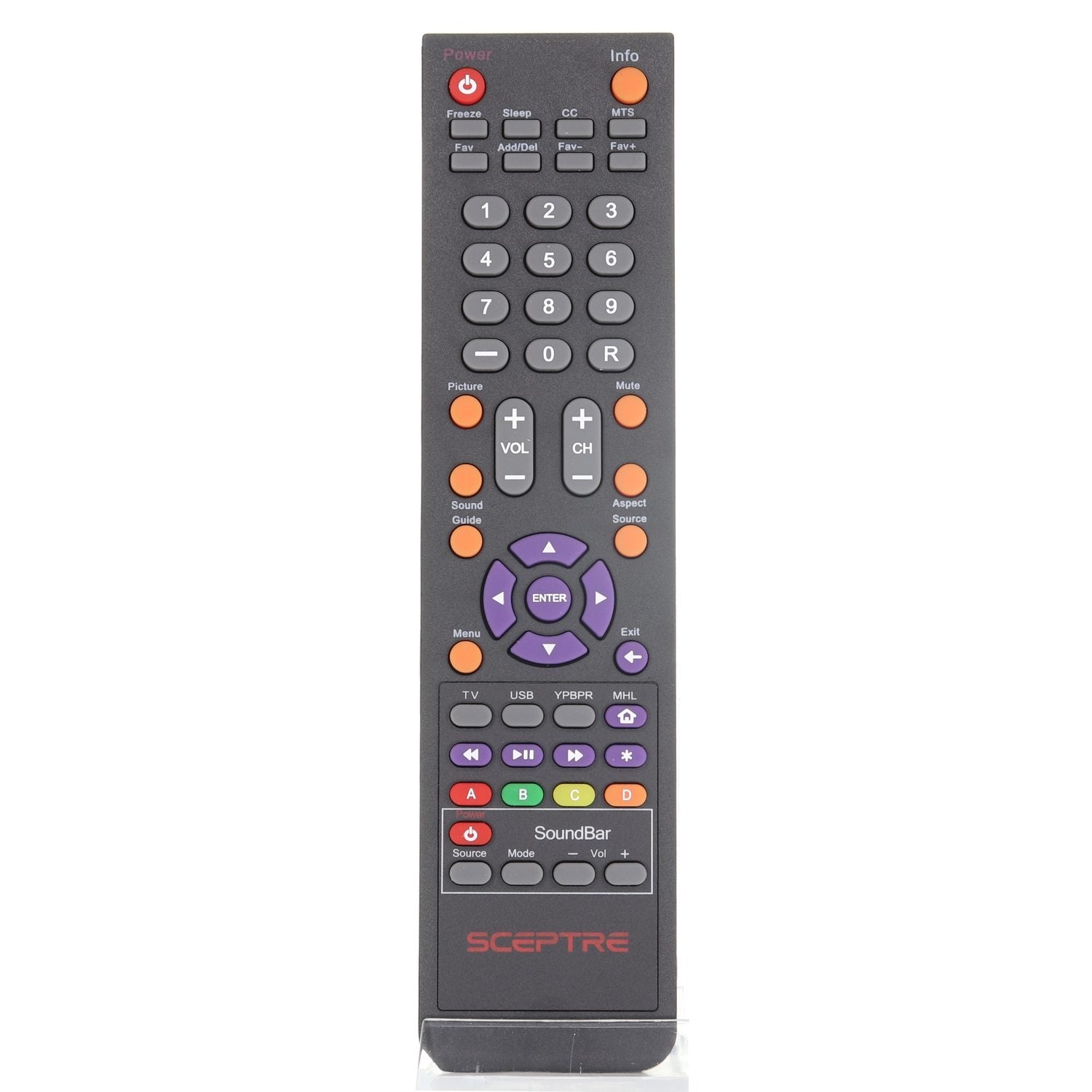 Control remoto para TV Sceptre E325BV