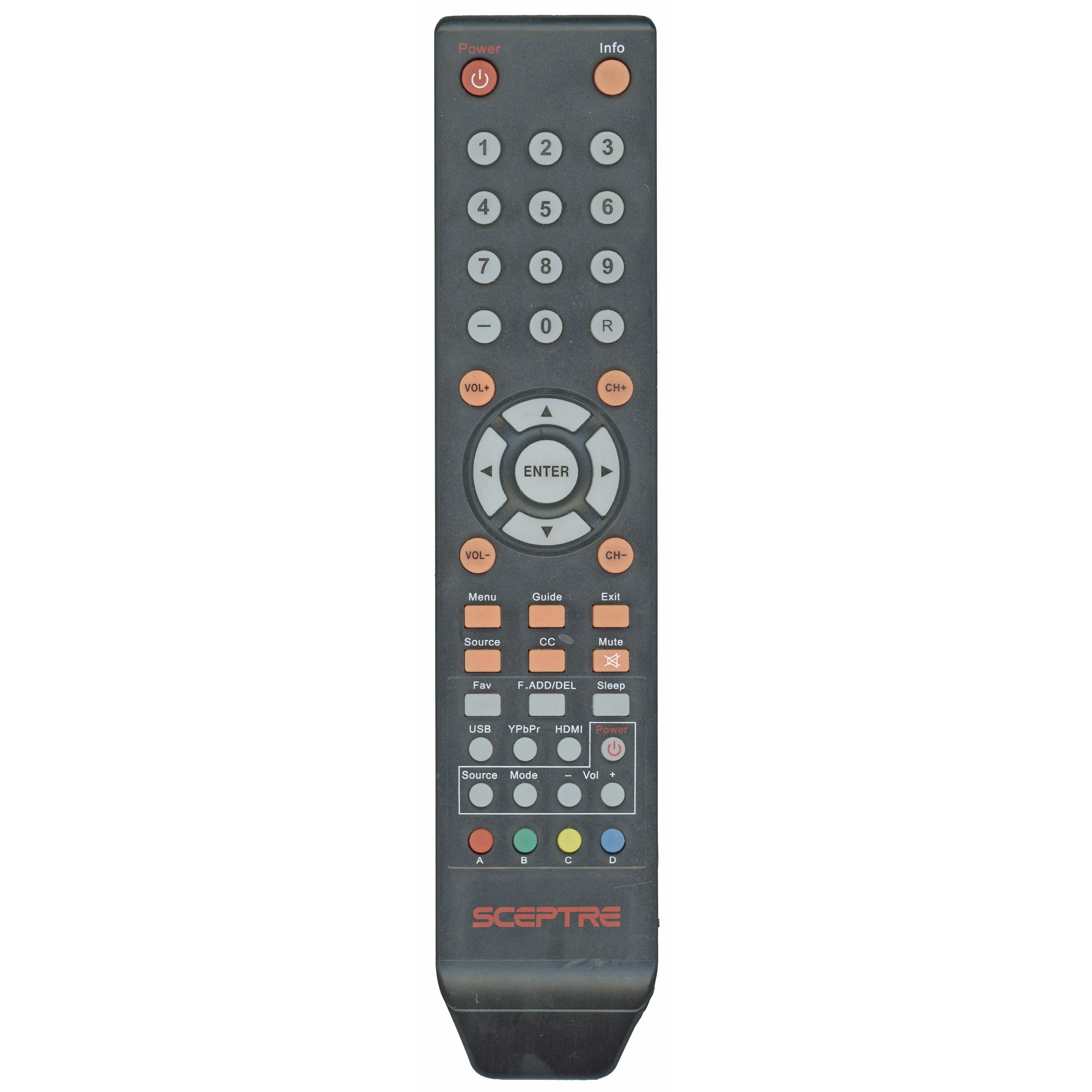 Télécommande TV Sceptre X322BVrem