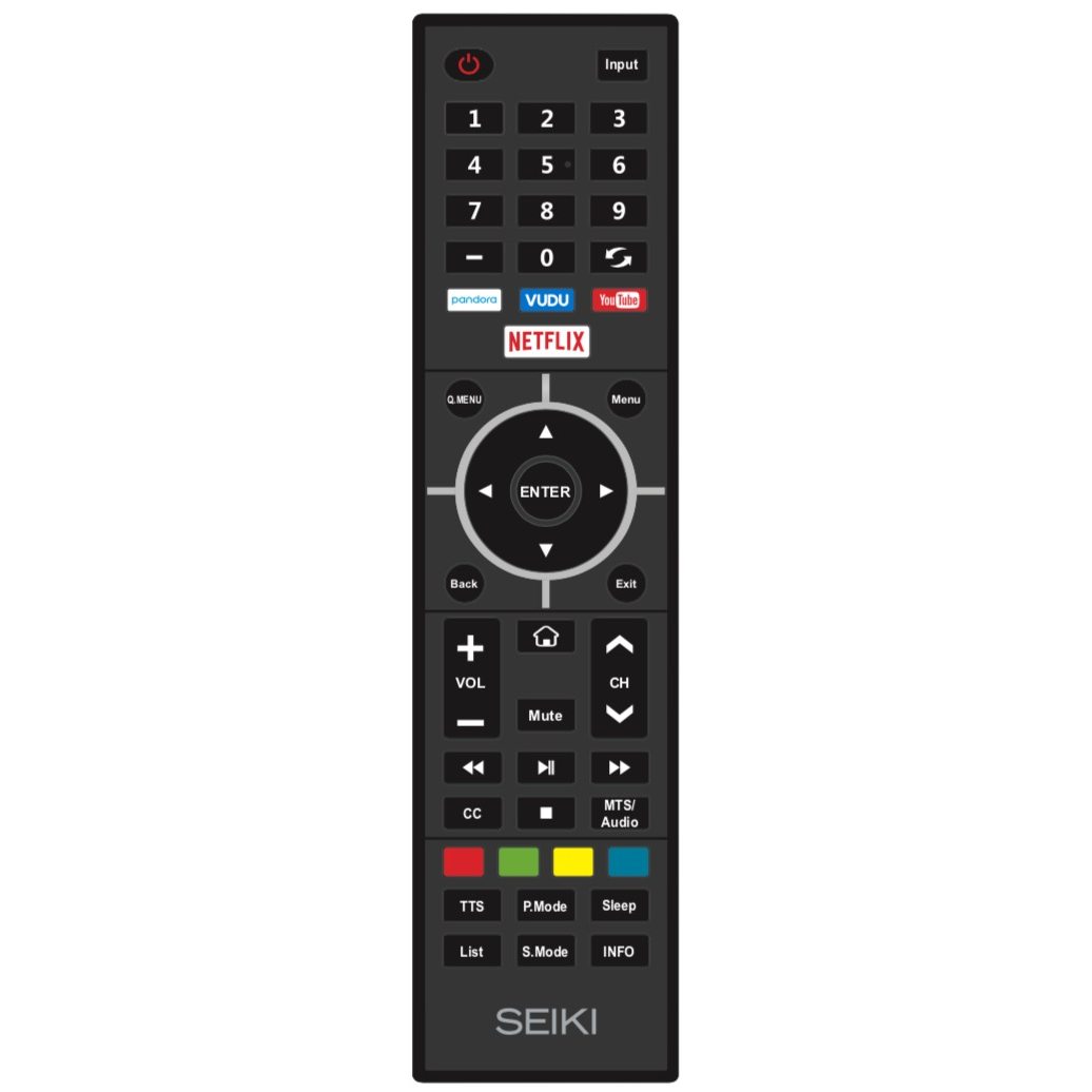 Seiki UKSERIESREM Télécommande TV