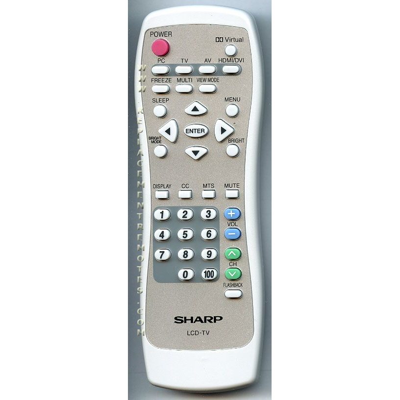 Control remoto de TV Sharp 0LTLP30042003