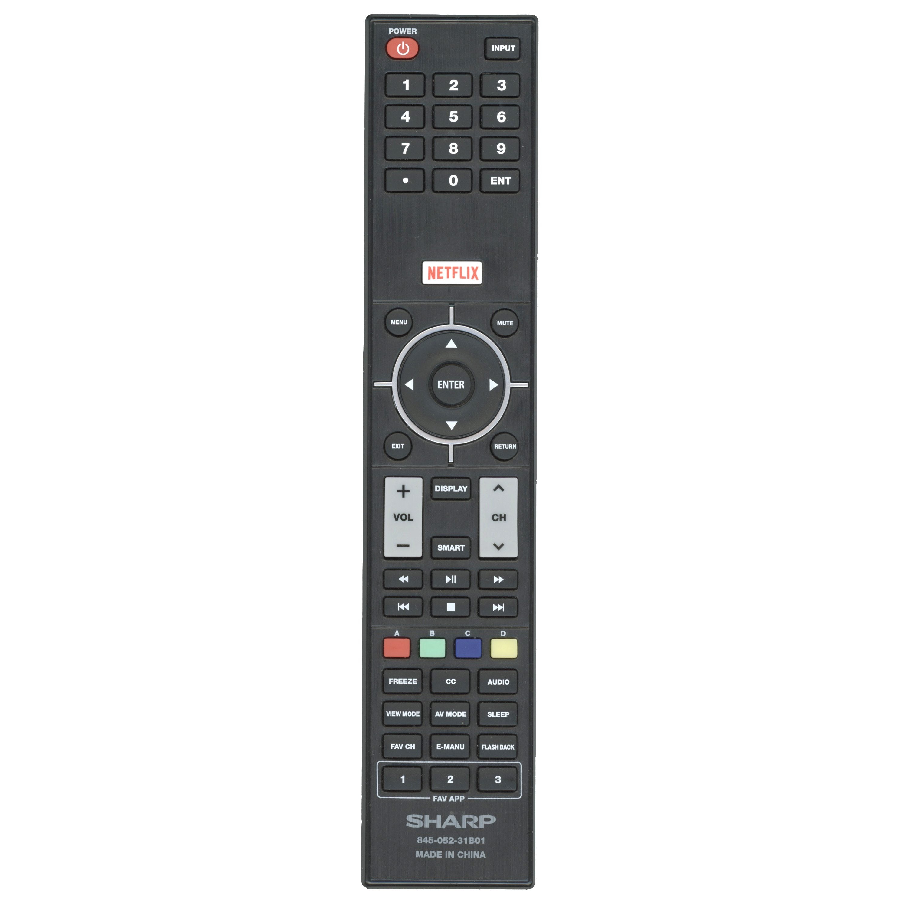 Télécommande pour téléviseur Sharp 84505231B01