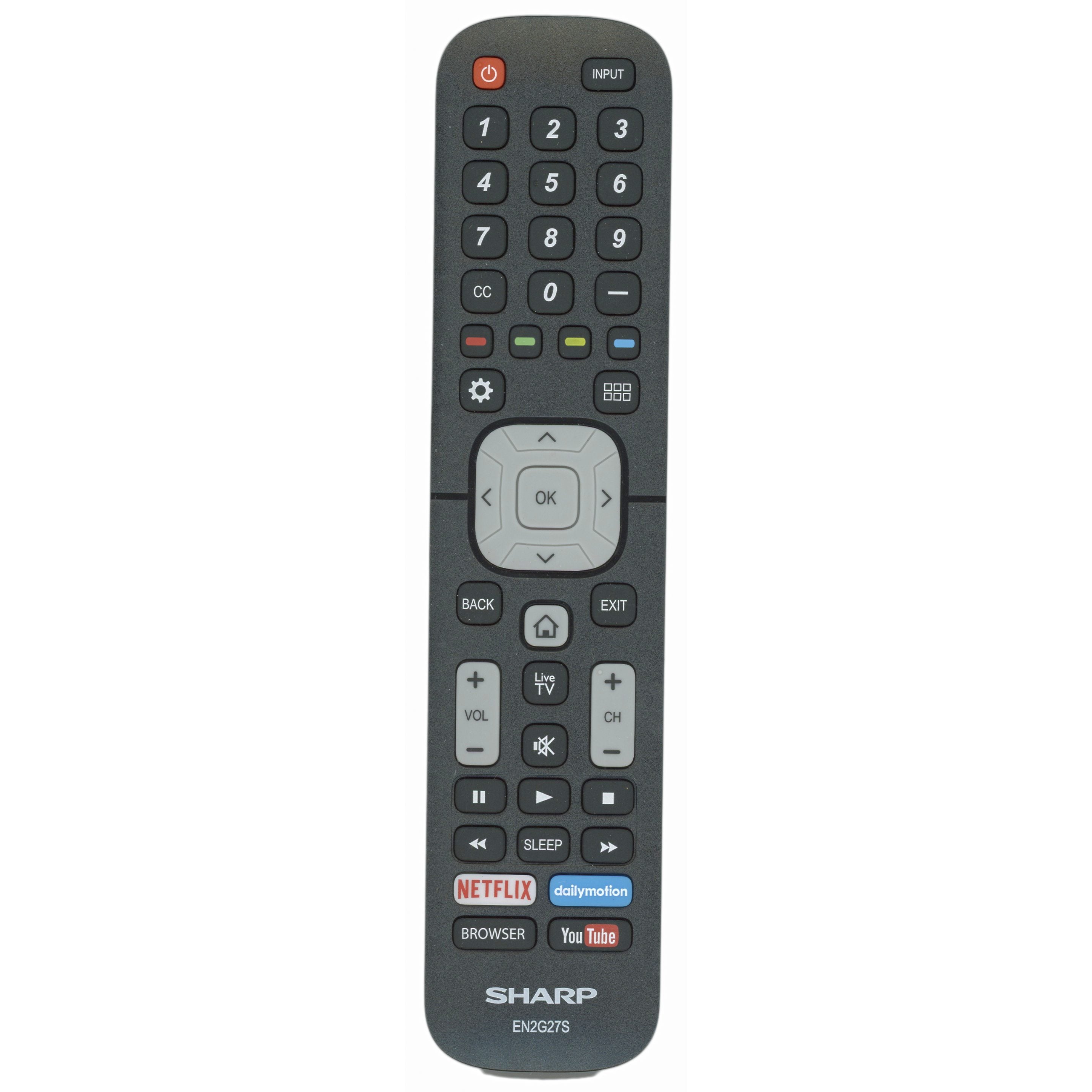Télécommande pour téléviseur Sharp EN2G27S