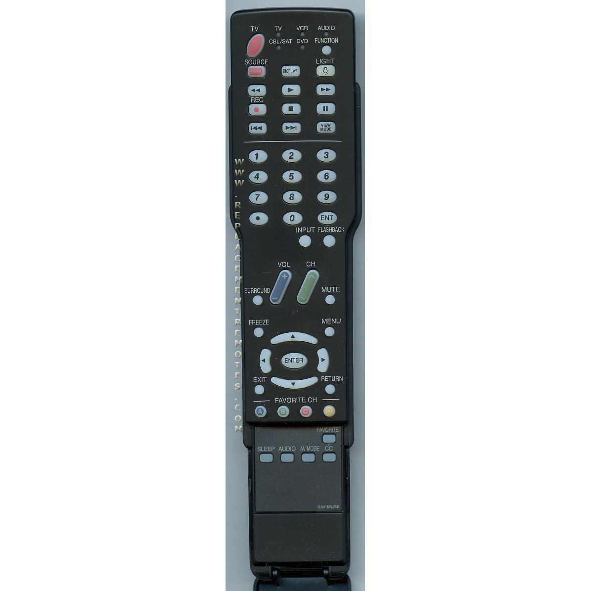 Control remoto para televisor Sharp GA416WJSB