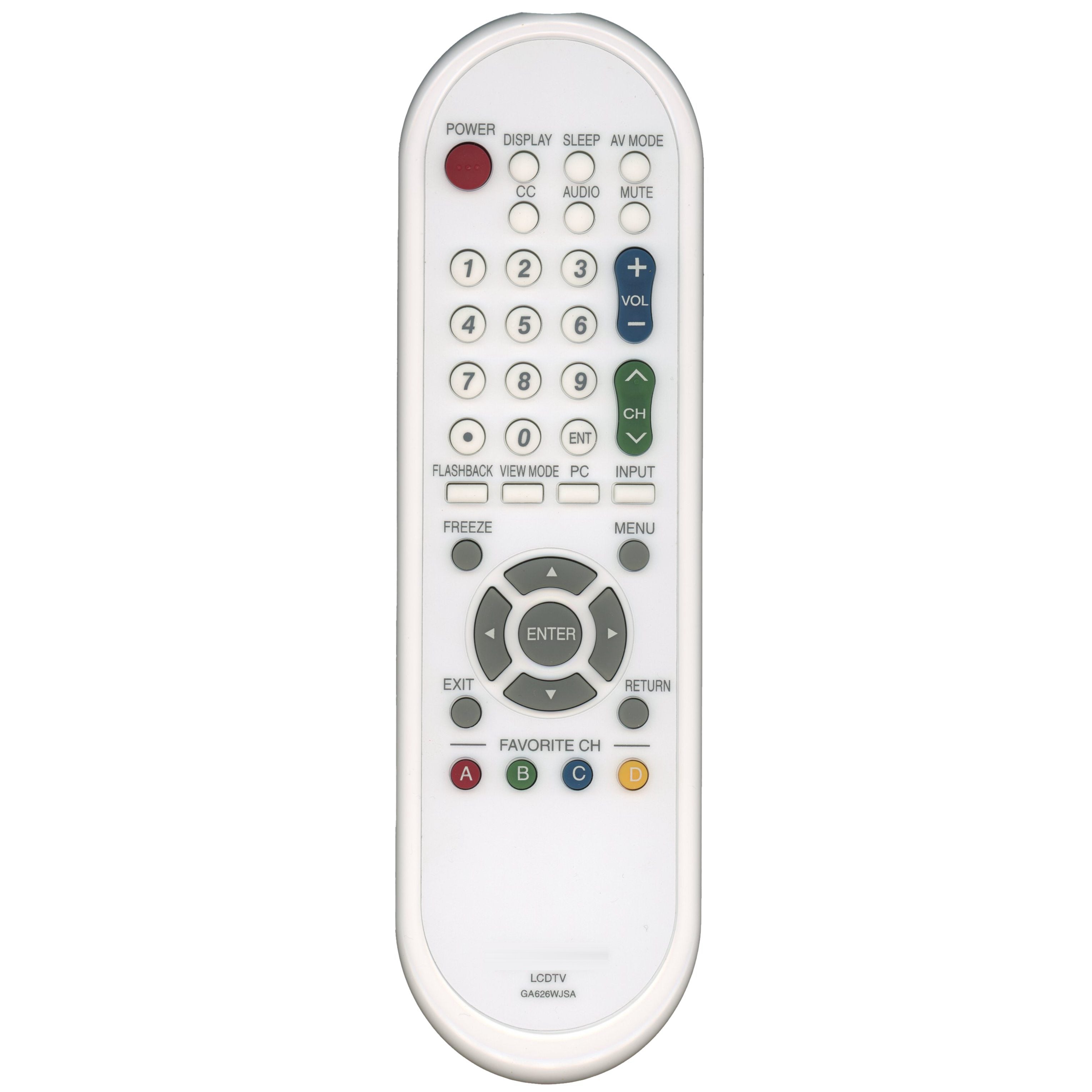 Control remoto para televisor Sharp GA626WJSA