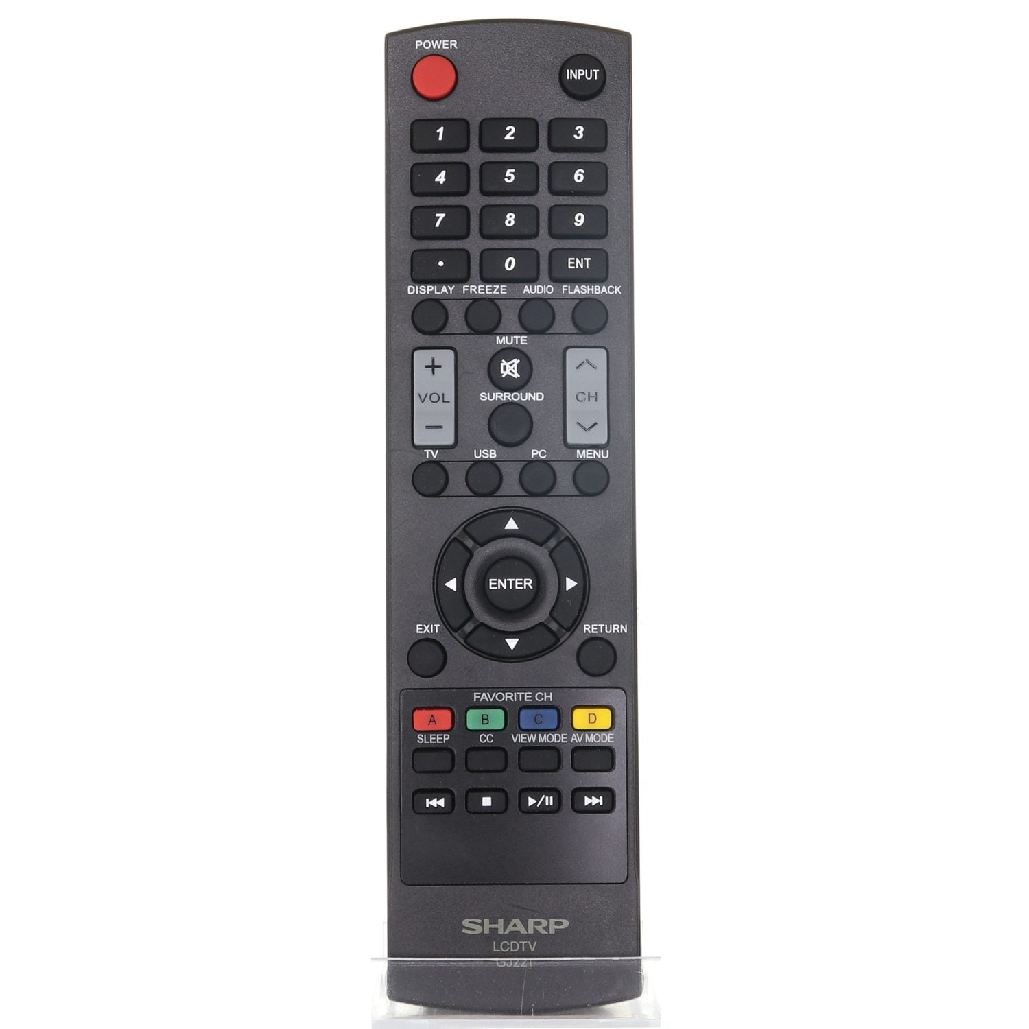 Sharp GJ221 TV Remote Control