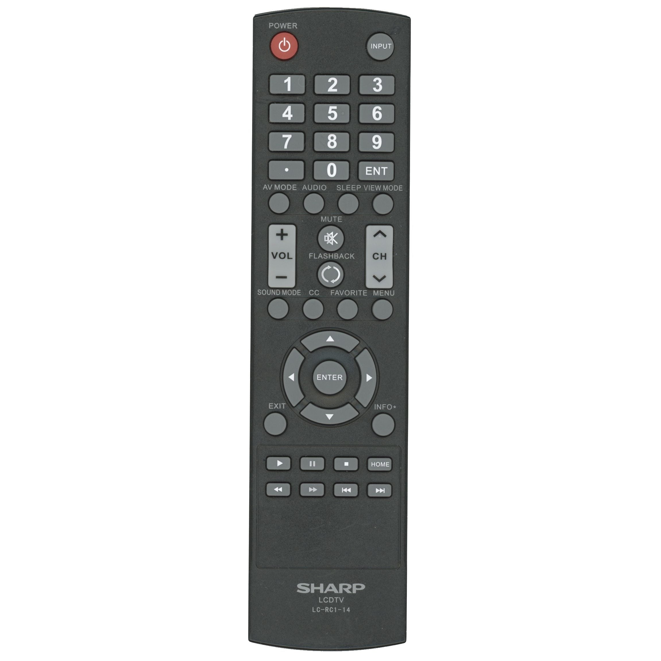 Télécommande pour téléviseur Sharp LCRC114