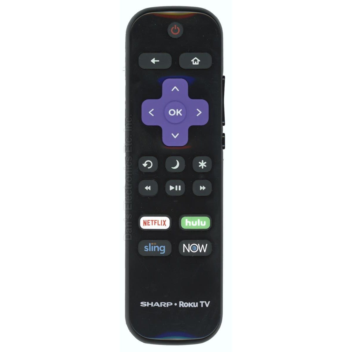 Hisense 249980 Roku TV Control remoto - Netflix, ESPS, Hulu, Roku -249980