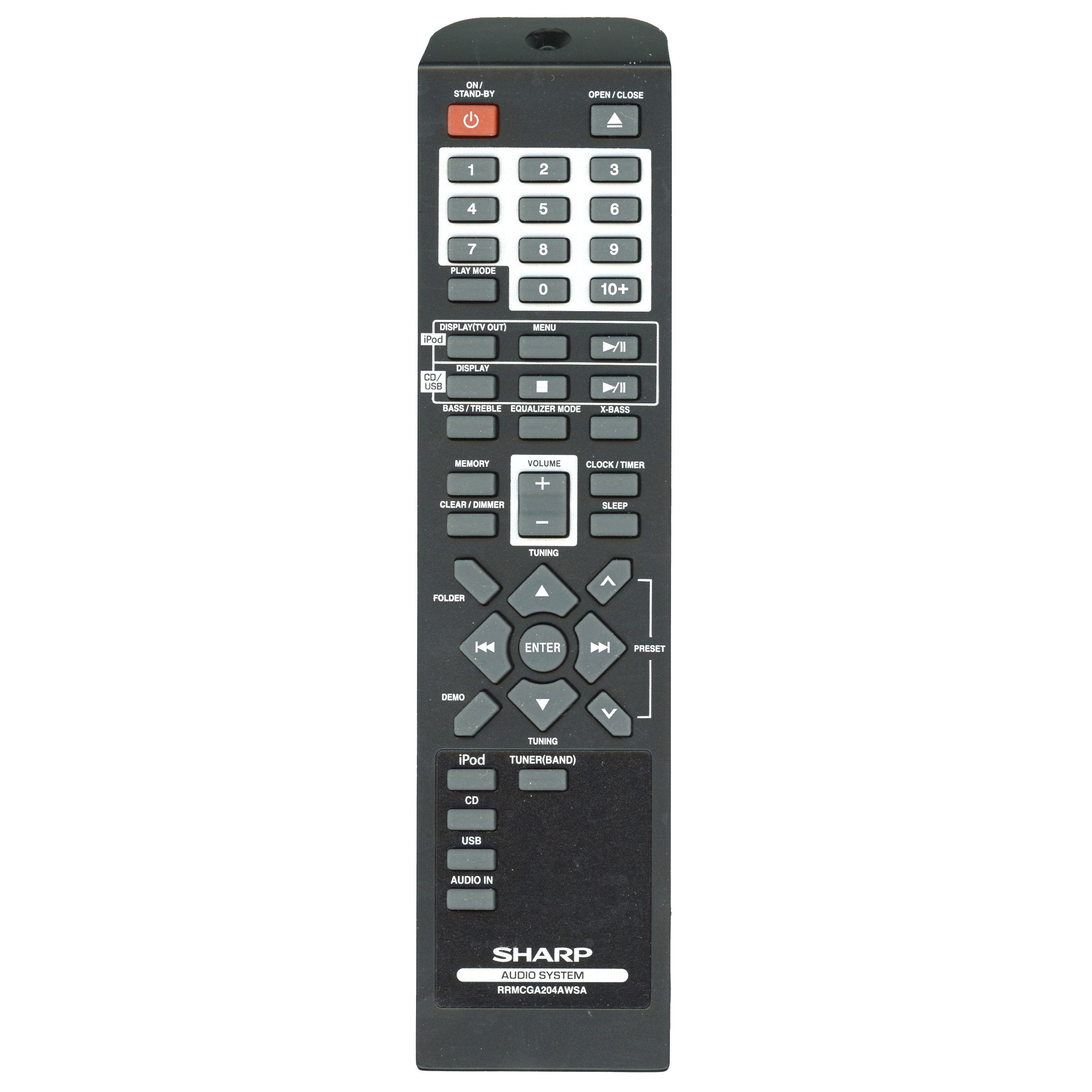 Télécommande audio Sharp RRMCGA204AWSA