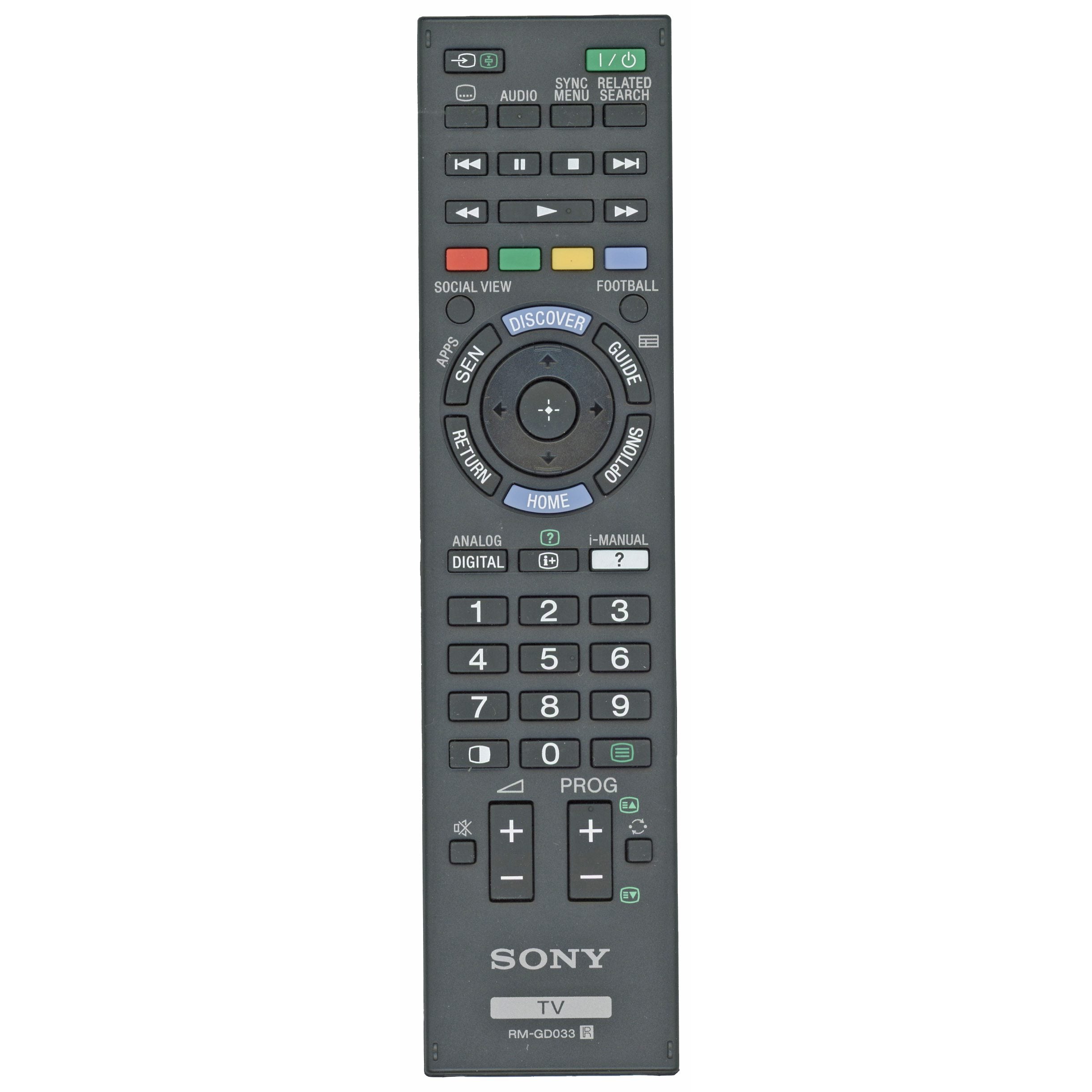 Sony RM-GD033 TV Remote Control