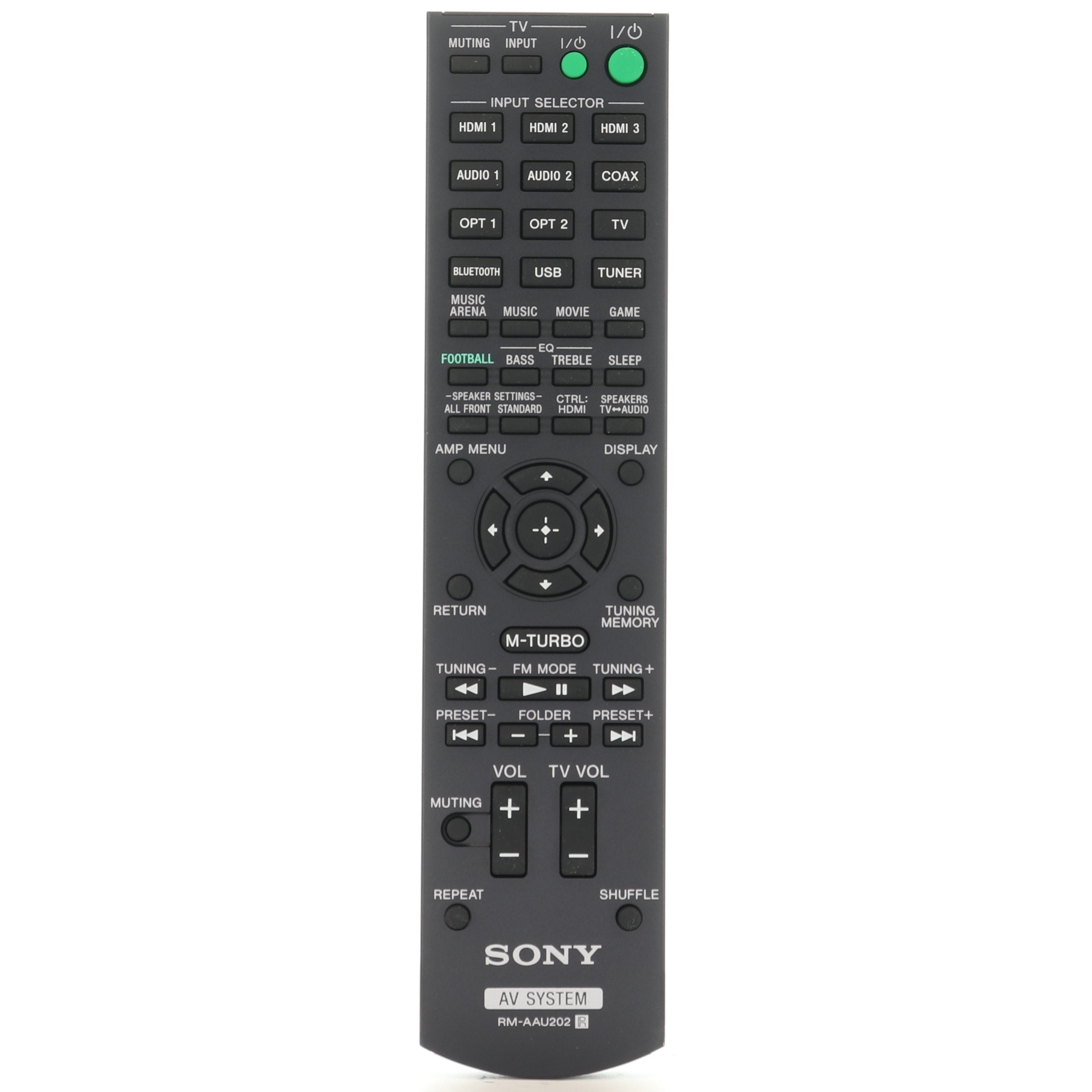 Sony RM-AAU202 Receiver Remote Control - RMAAU202
