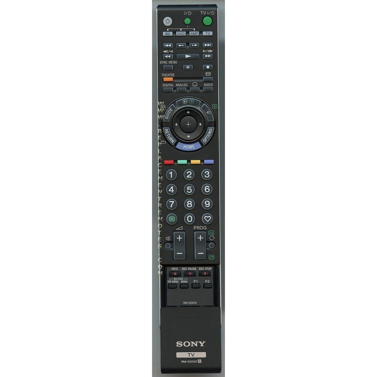 Control remoto para TV Sony RMED012