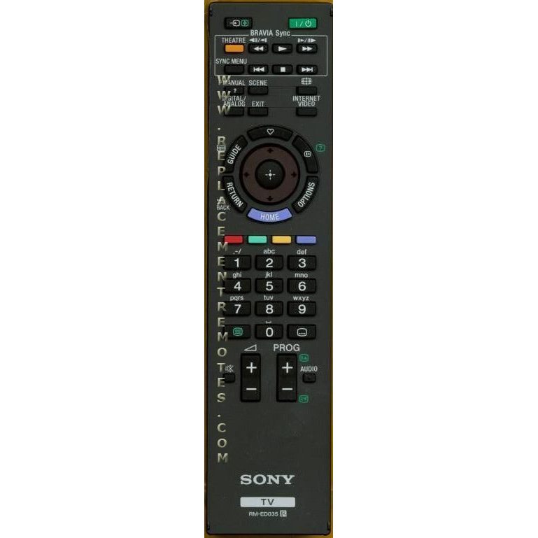 Control remoto para televisor Sony RMED035