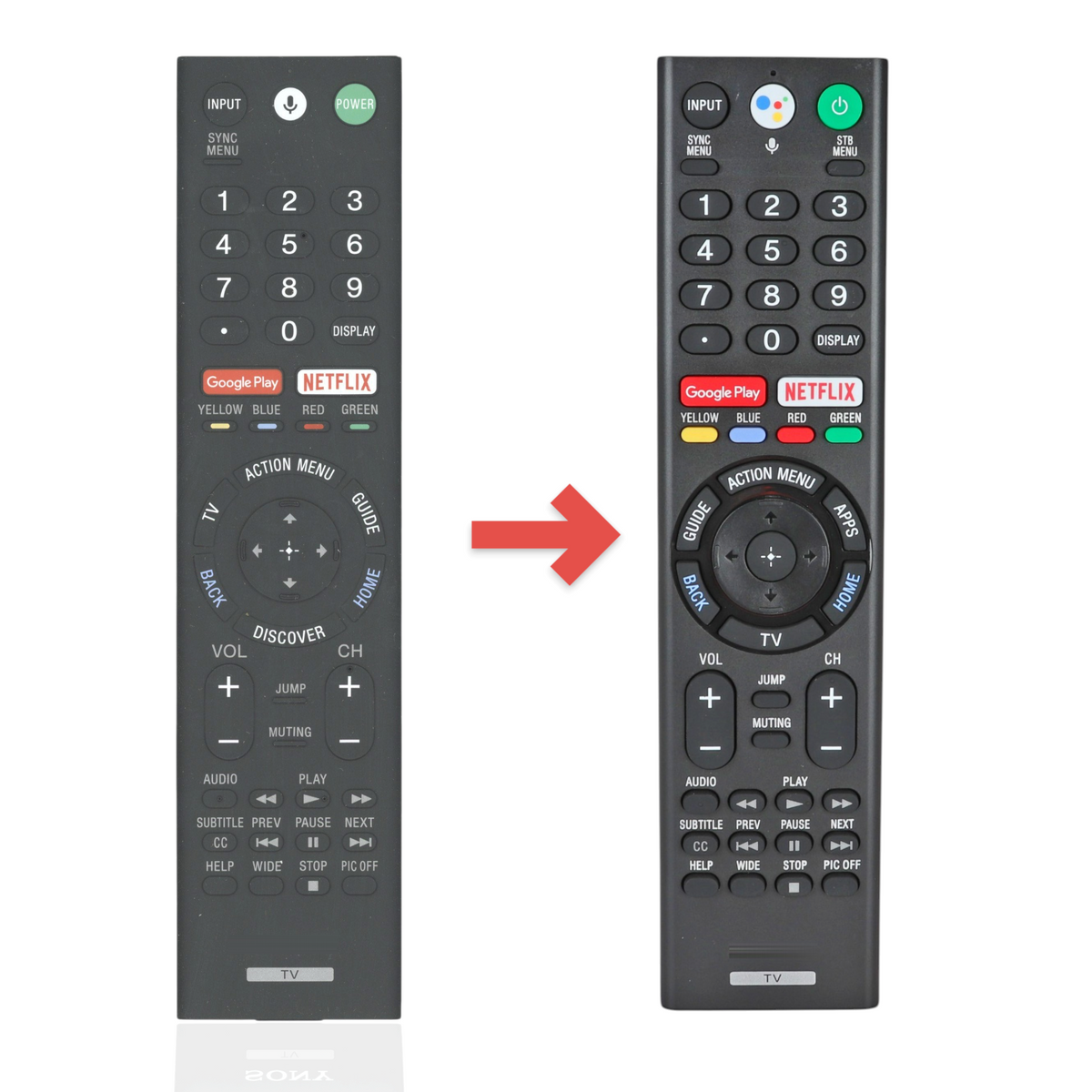 Control remoto Sony RMF-TX201U Smart Google TV | RF | Voz - 1-493-221-21