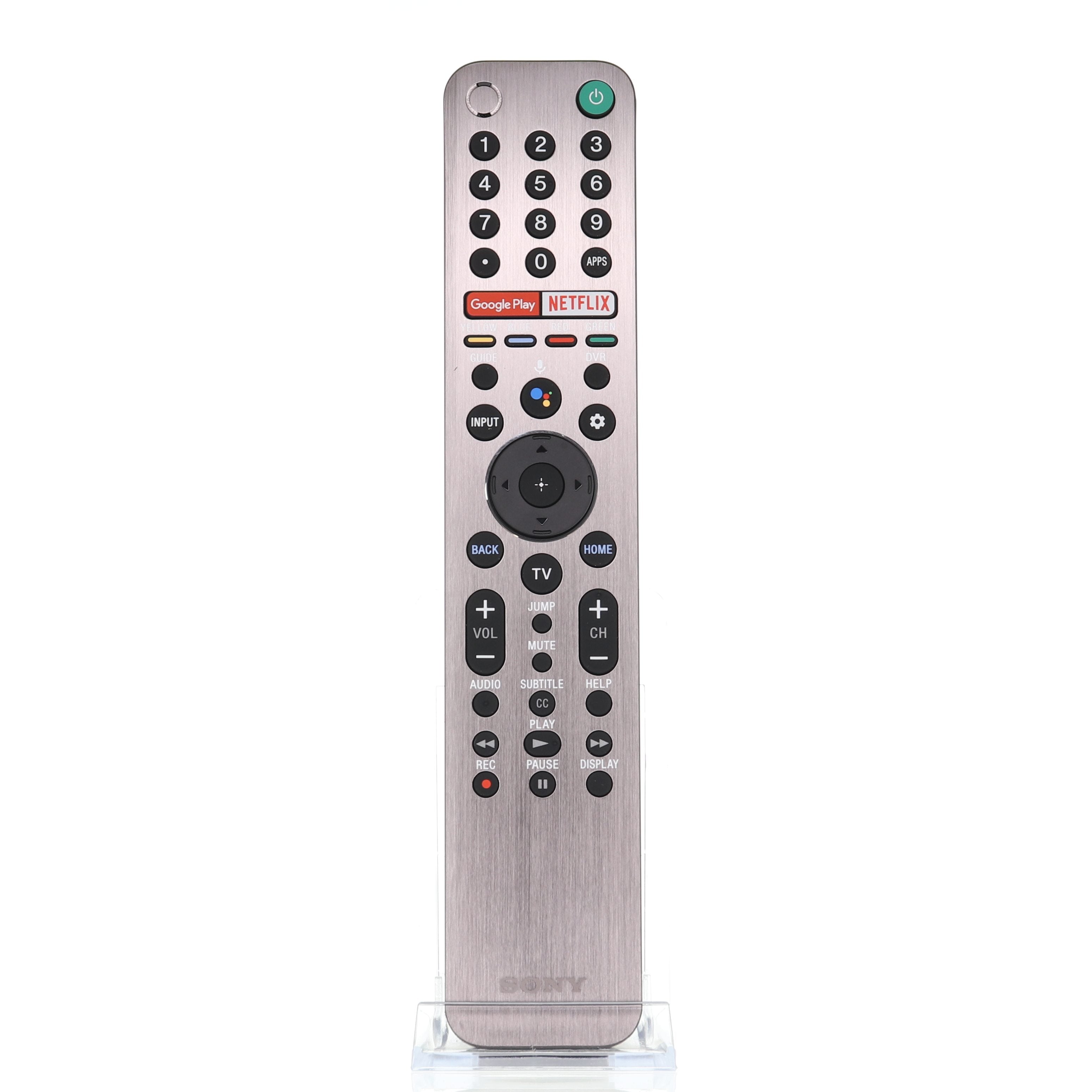Sony RMF-TX600U Smart TV Remote Control | Voice | Google Play | Netflix | Metal Front - 1-493-546-11