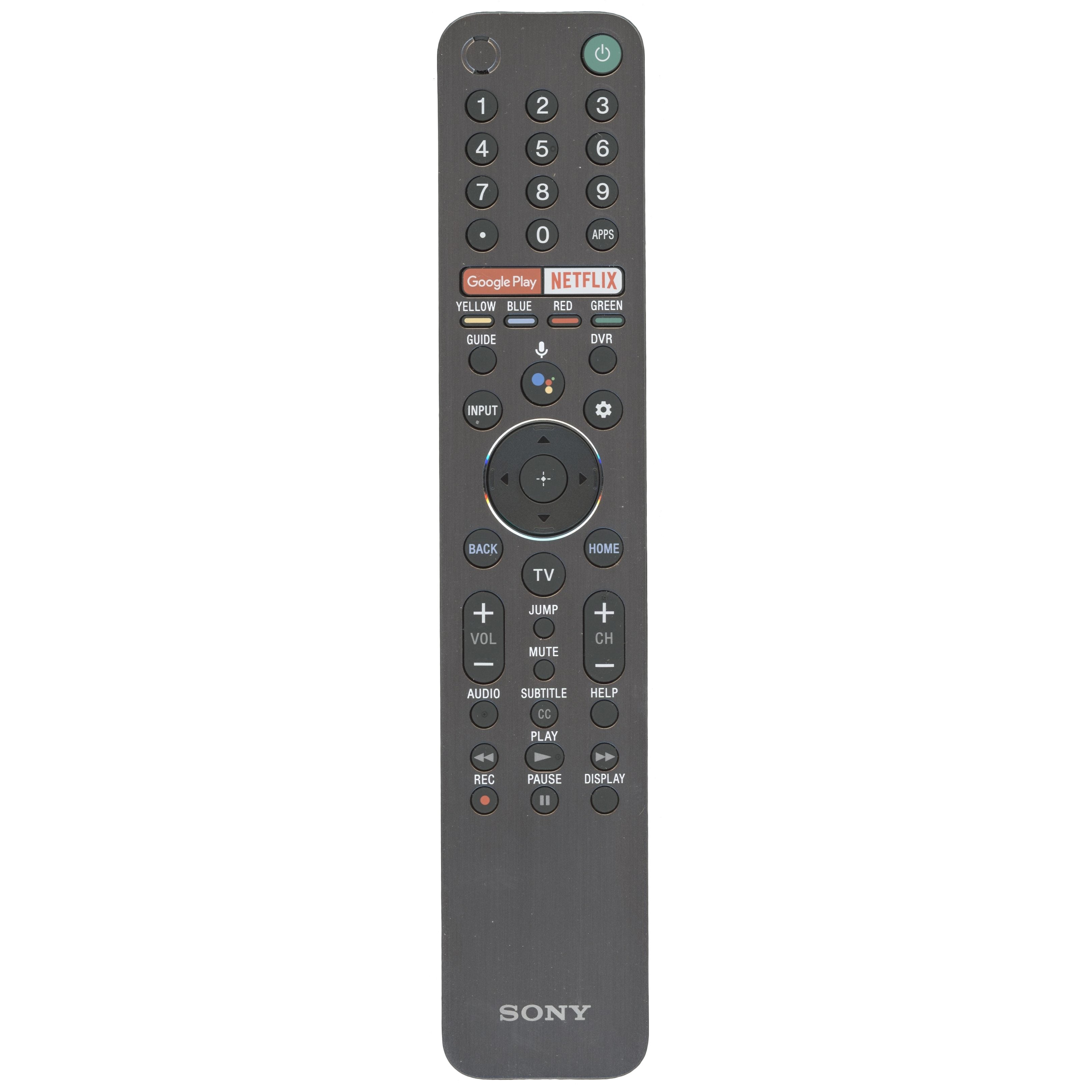 Sony RMF-TX600U Smart TV Remote Control | Voice | Google Play | Netflix | Metal Front - 1-493-546-11