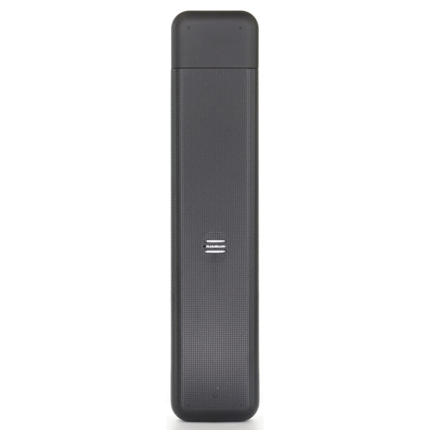 The tall, rectangular black speaker with a grid pattern and a small silver logo in the center perfectly complements your Sony OEM RMF-TX800U RF BRAVIA XR MASTER Series OLED 4K Ultra HD HDR Smart TV Remote Control.
