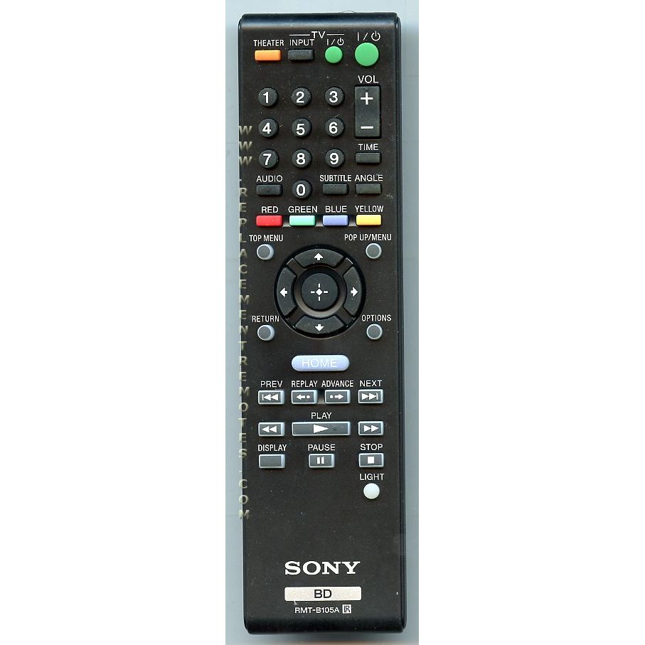Control remoto Sony RMTB105A para Blu-ray