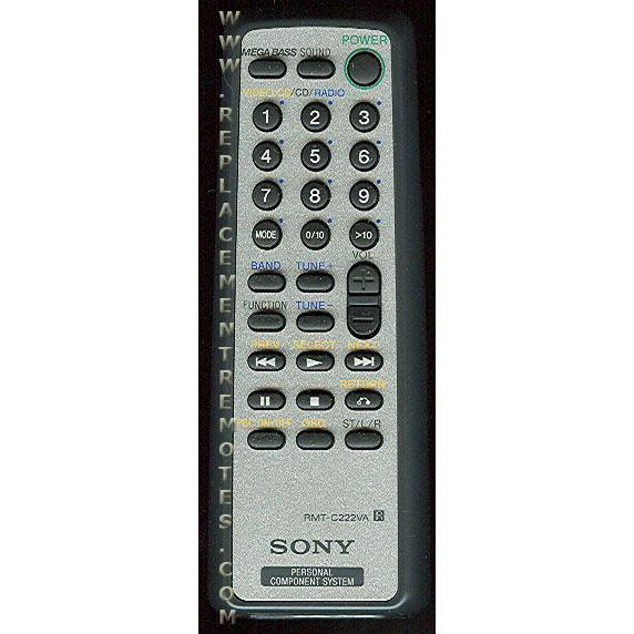 Sony RMT-C222VA Audio Remote Control - RMTC222VA