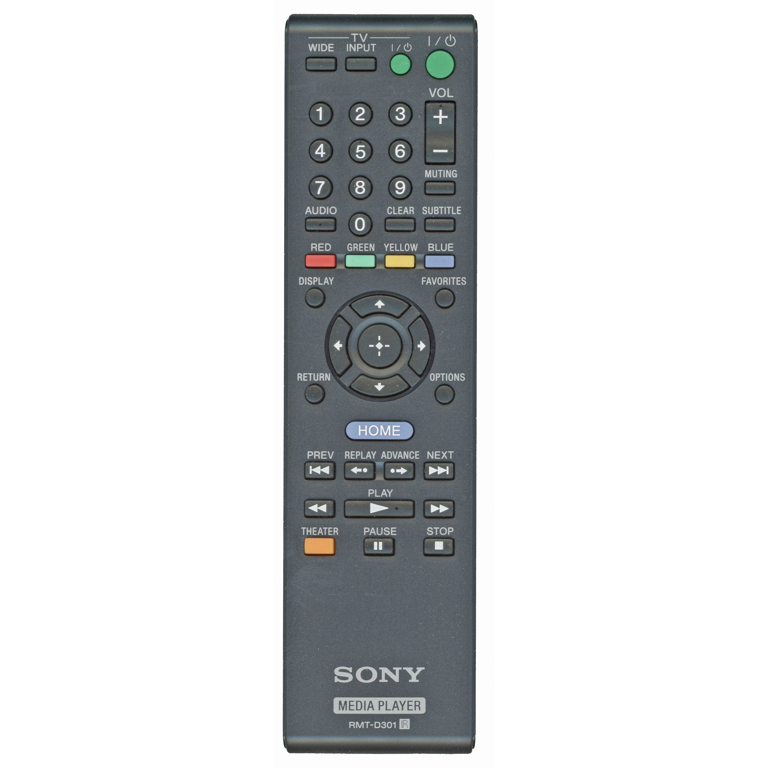 Control remoto de transmisión Sony RMTD301