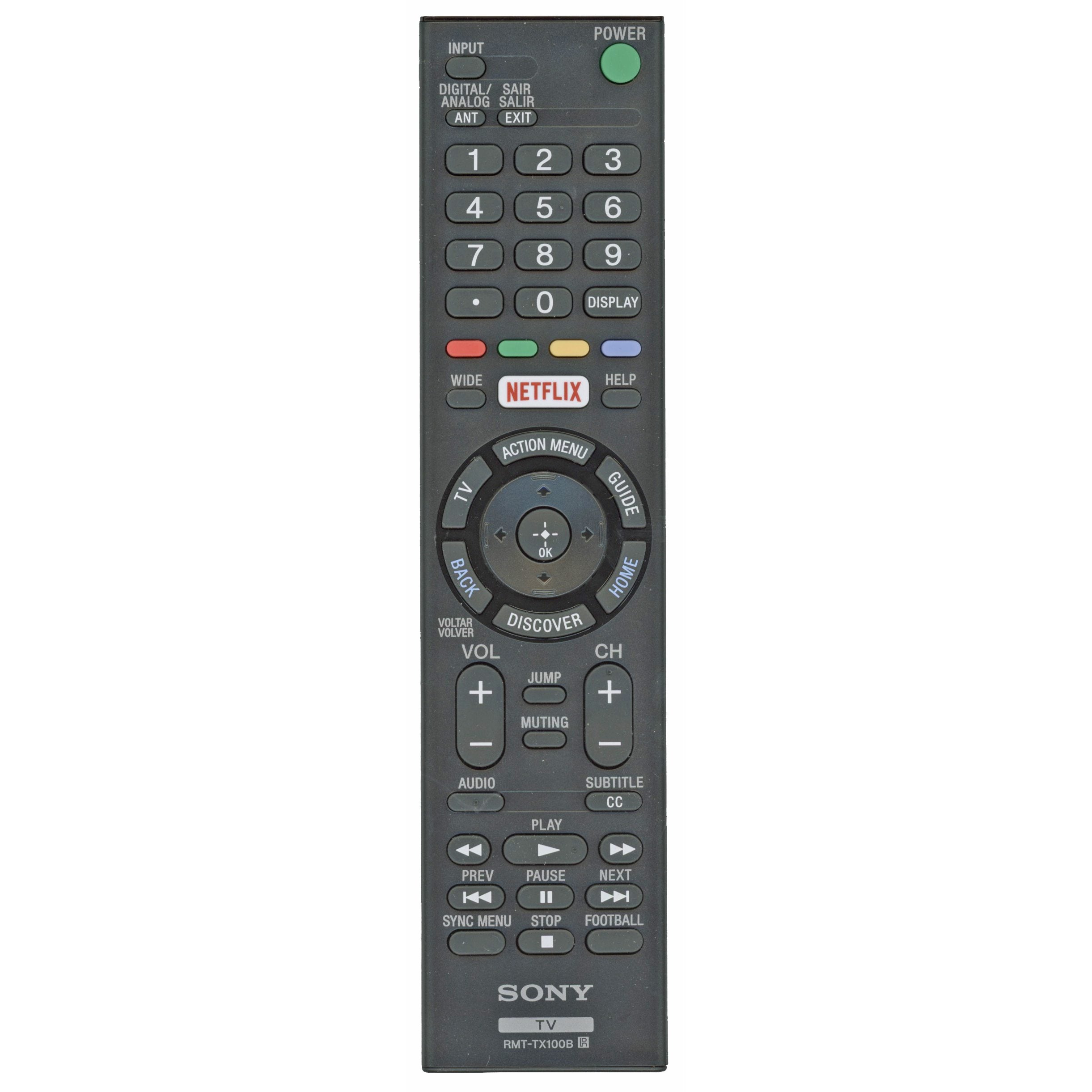 Télécommande pour téléviseur Sony RMTTX101U