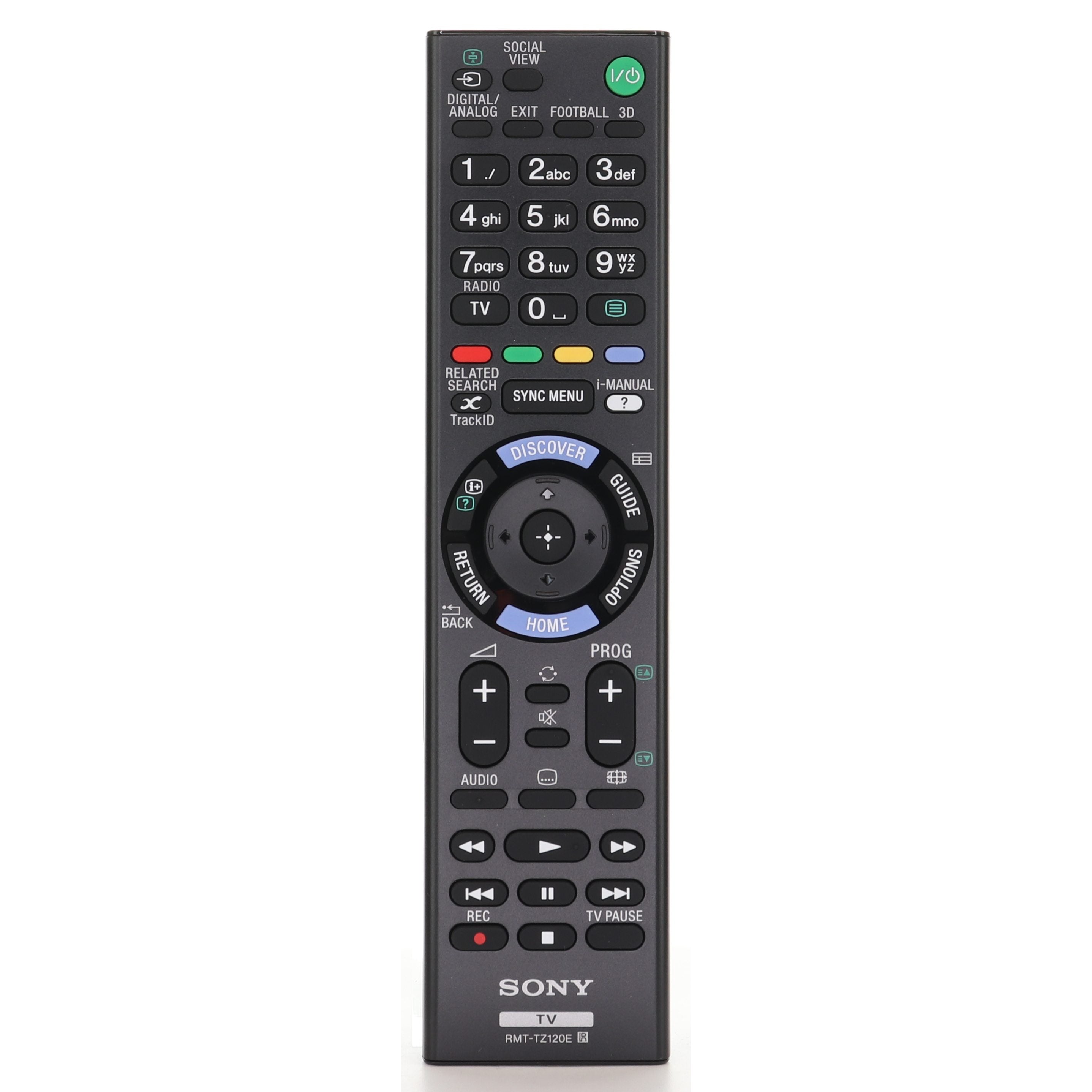 Télécommande pour téléviseur Sony RMTTZ120E