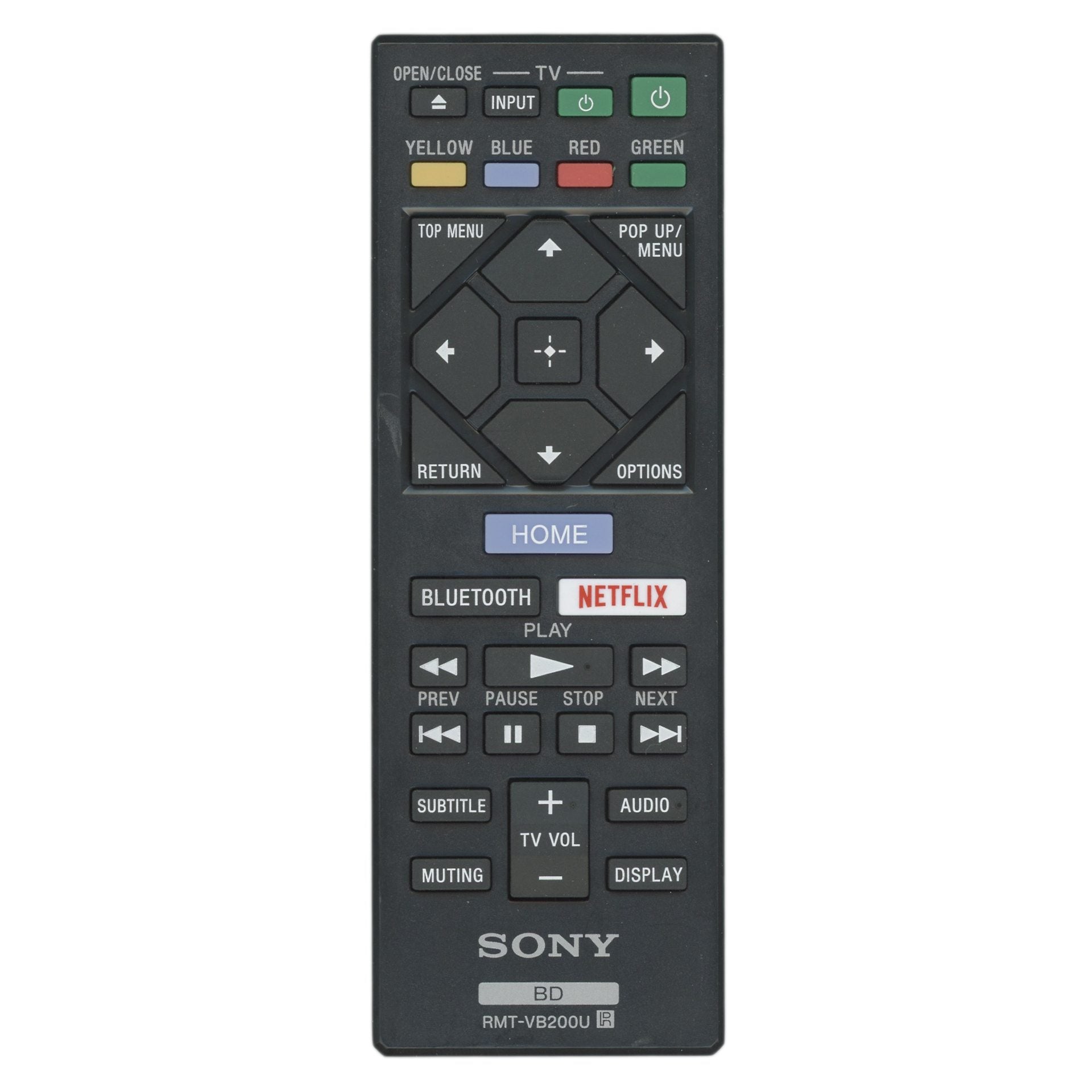 Sony RMT-VB200U Blu-ray Disc Remote Control - 1-493-105-11